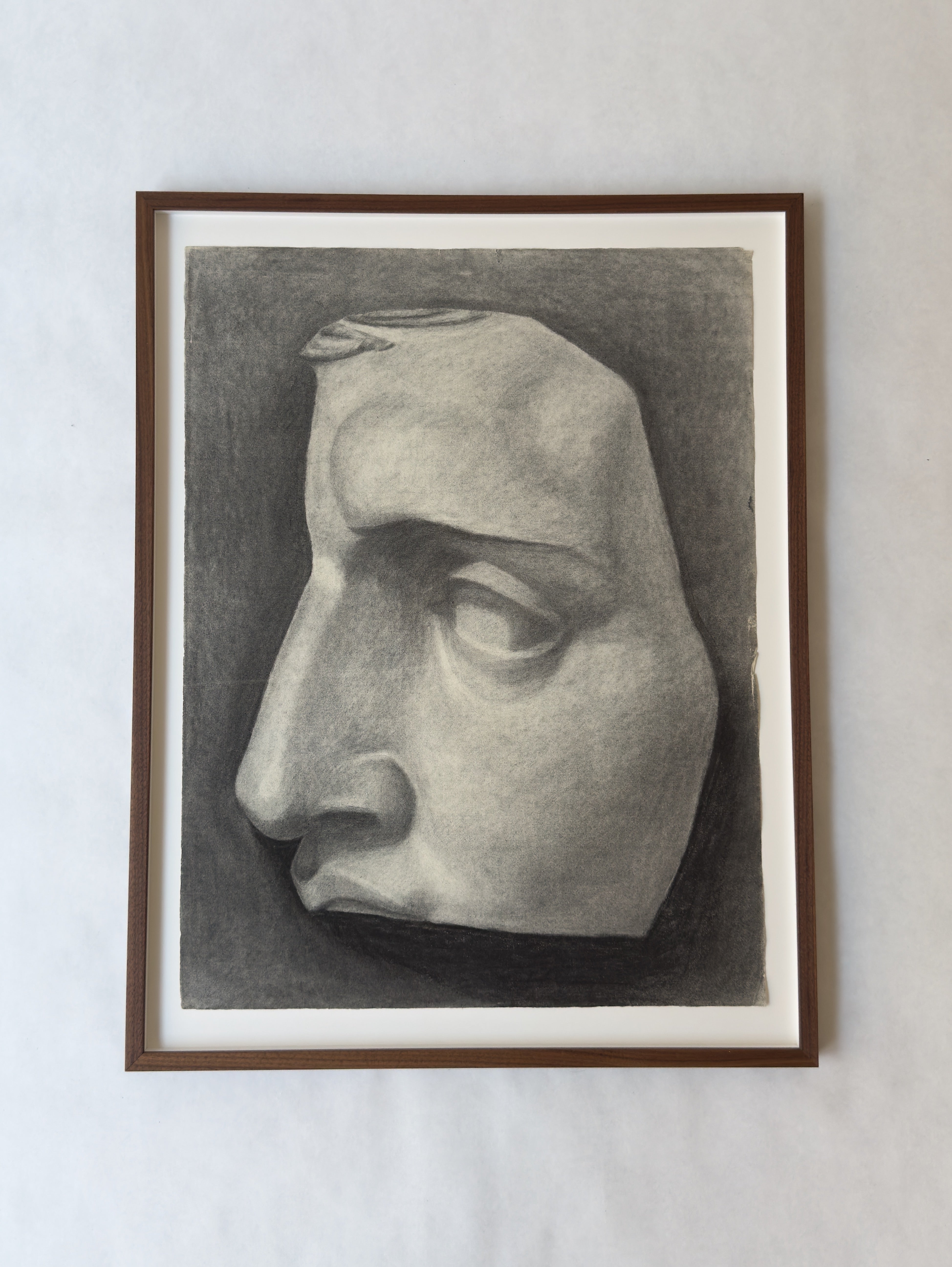 Head of Napoleon, Charcoal Study, 1927