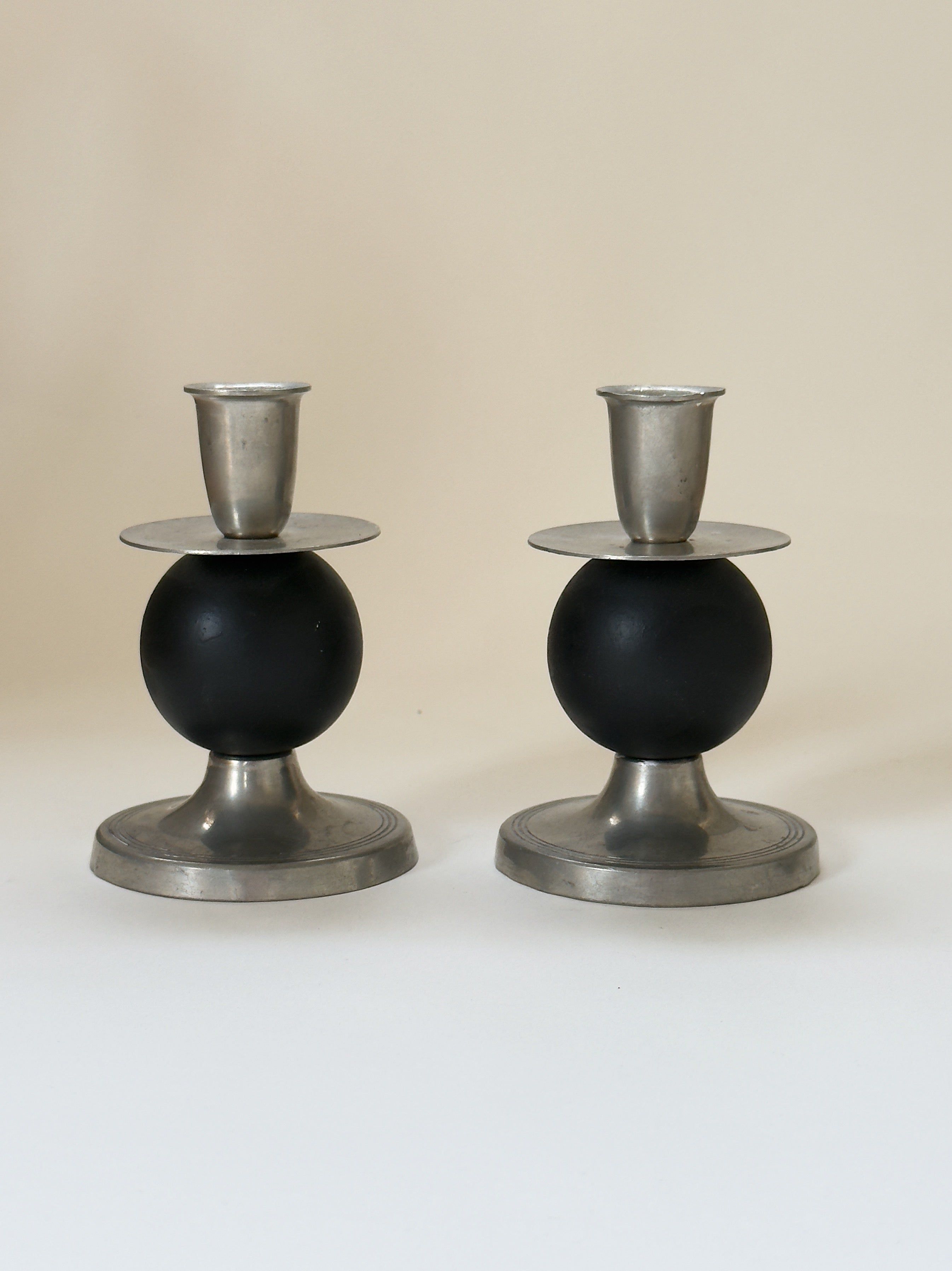 Art Deco Candleholders, 1930s