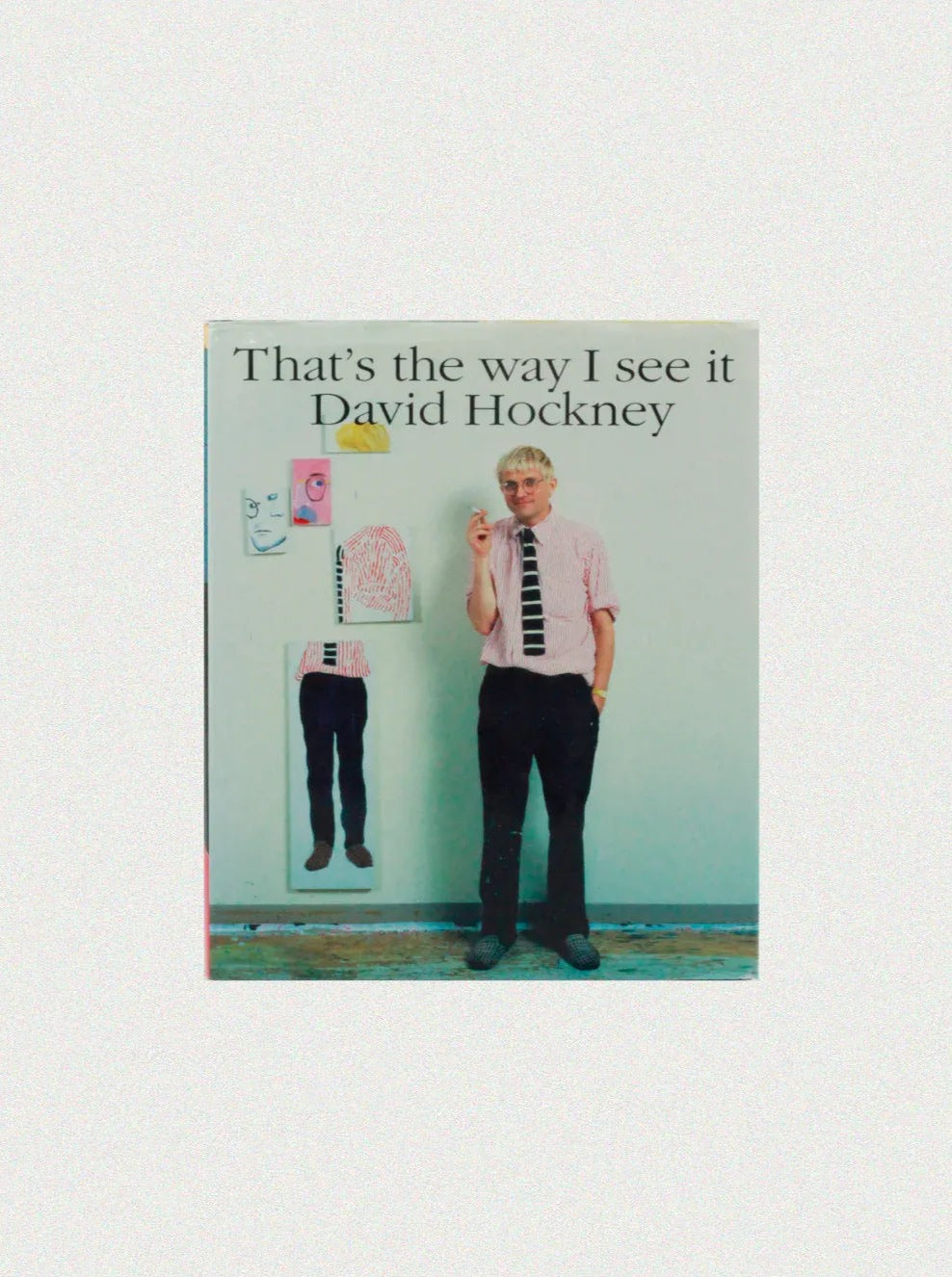 That's the way I see it: David Hockney book cover featuring vibrant artwork