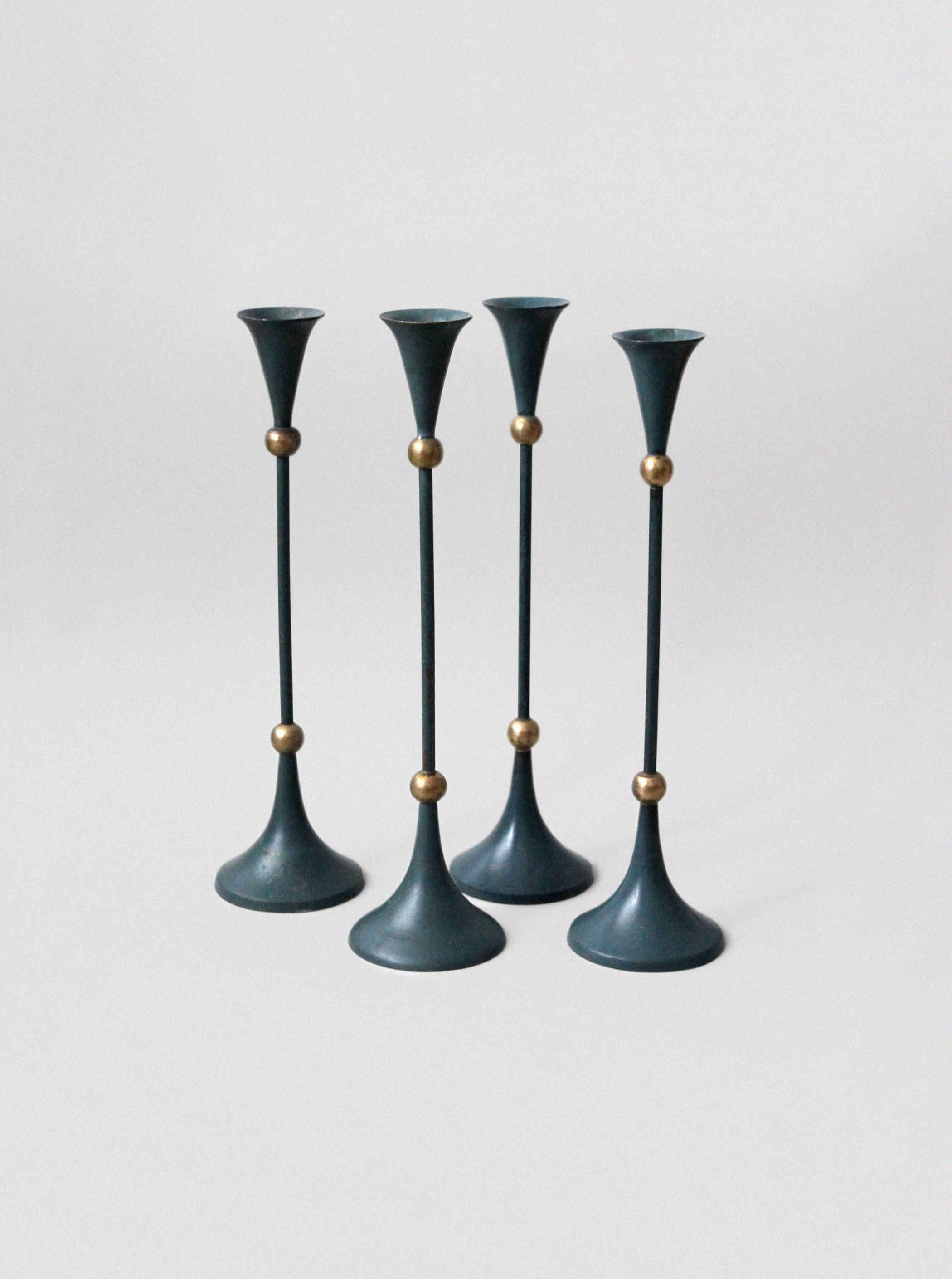 Set Of Memphis Design Candleholders