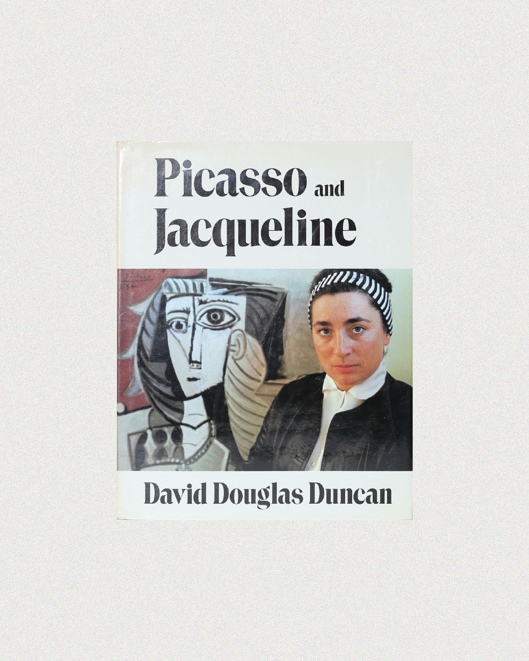The cover of "Picasso and Jacqueline" by Boga Avante Shop features Jacqueline next to a face painted in Picasso’s signature style.