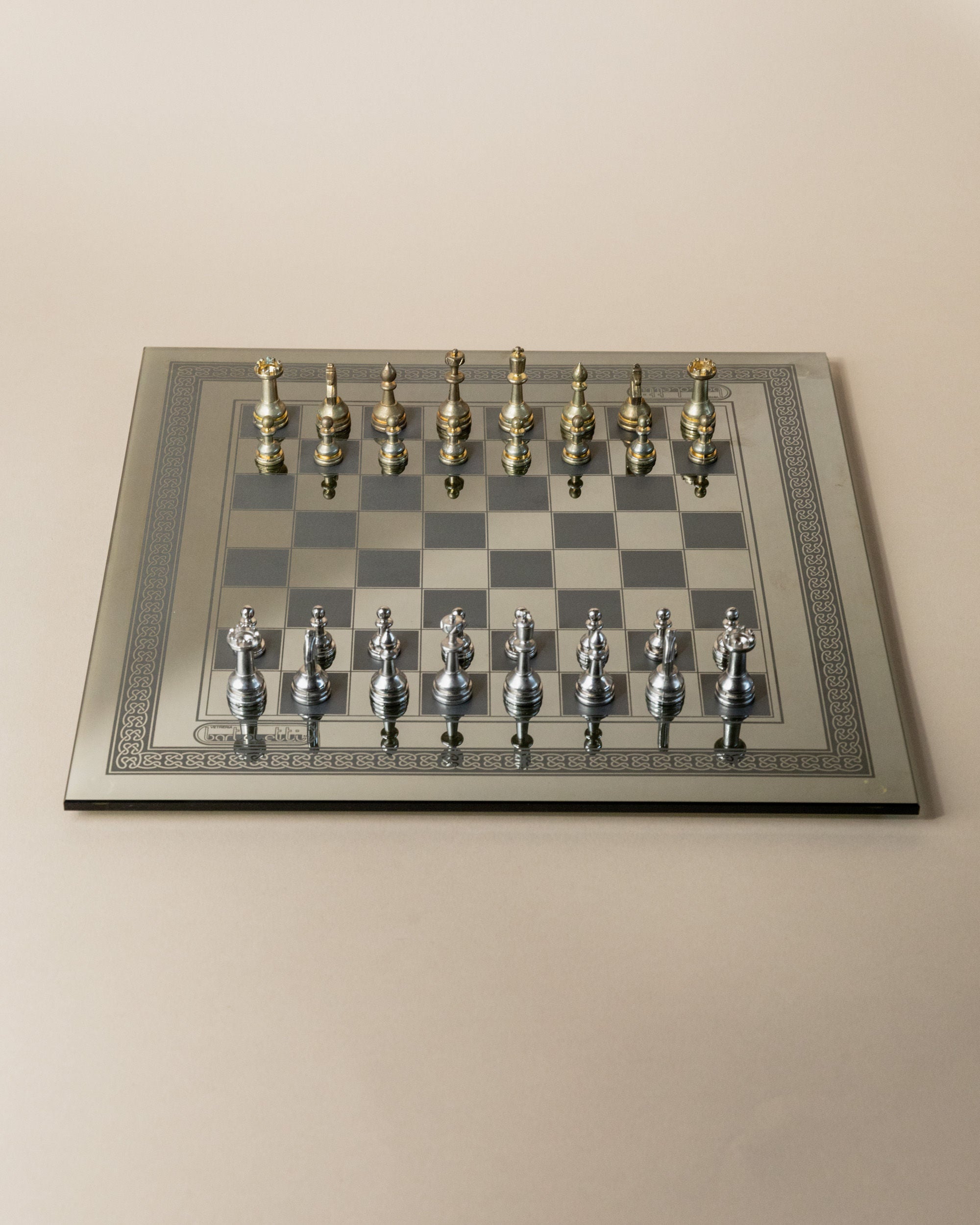 Mirrored Chessboard by Bartoletti, Italy 1980s