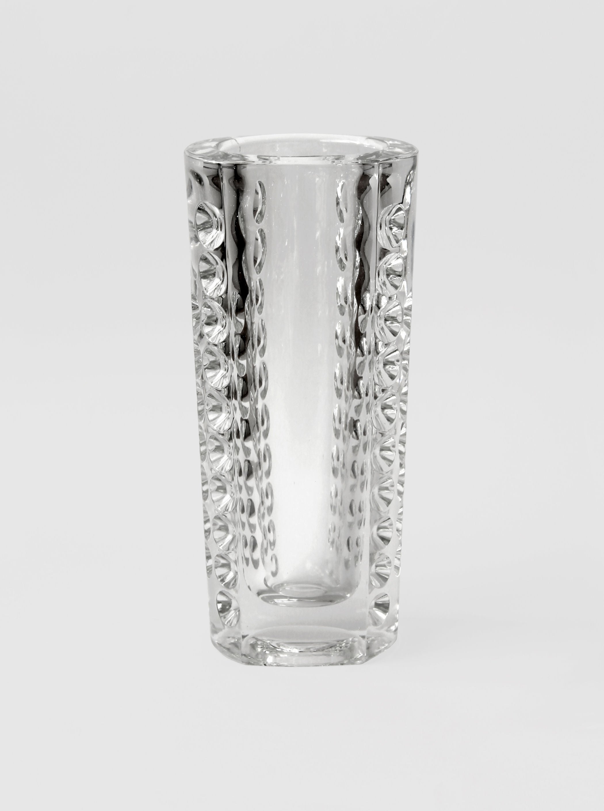 Crystal Glass Vase by Rudolf Jurnikl