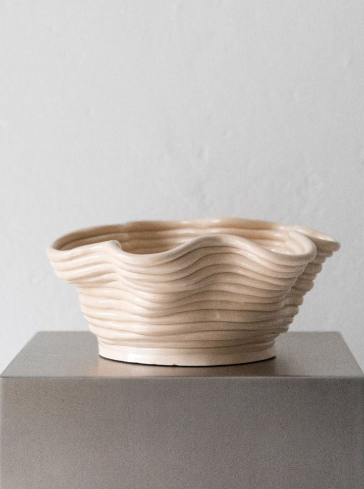 Wobbly Bowl Natural handcrafted from sustainable bamboo for eco-friendly kitchenware