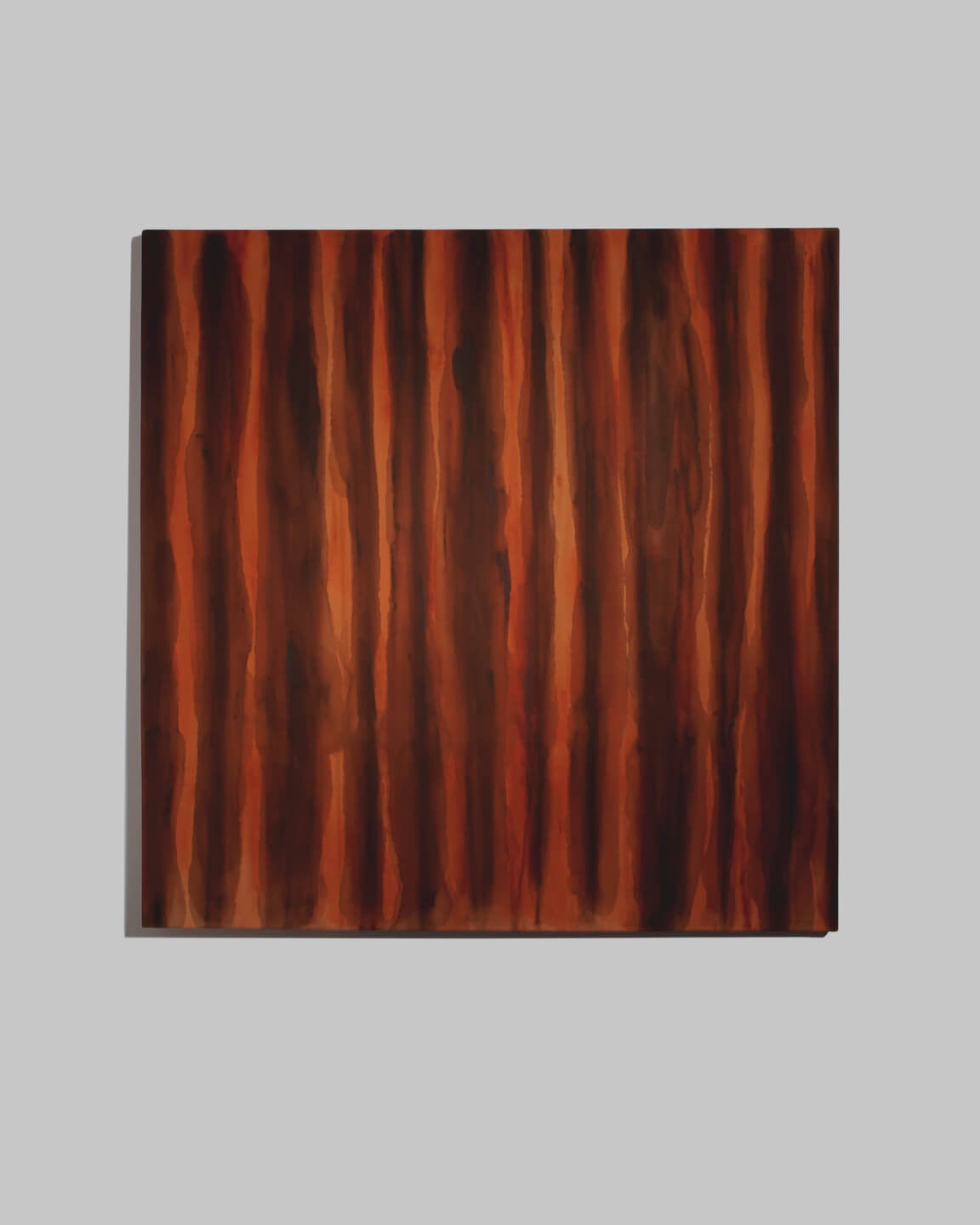Vertical Organic Lines In Umber, Author Painting by Vintage Stories | The Oblist