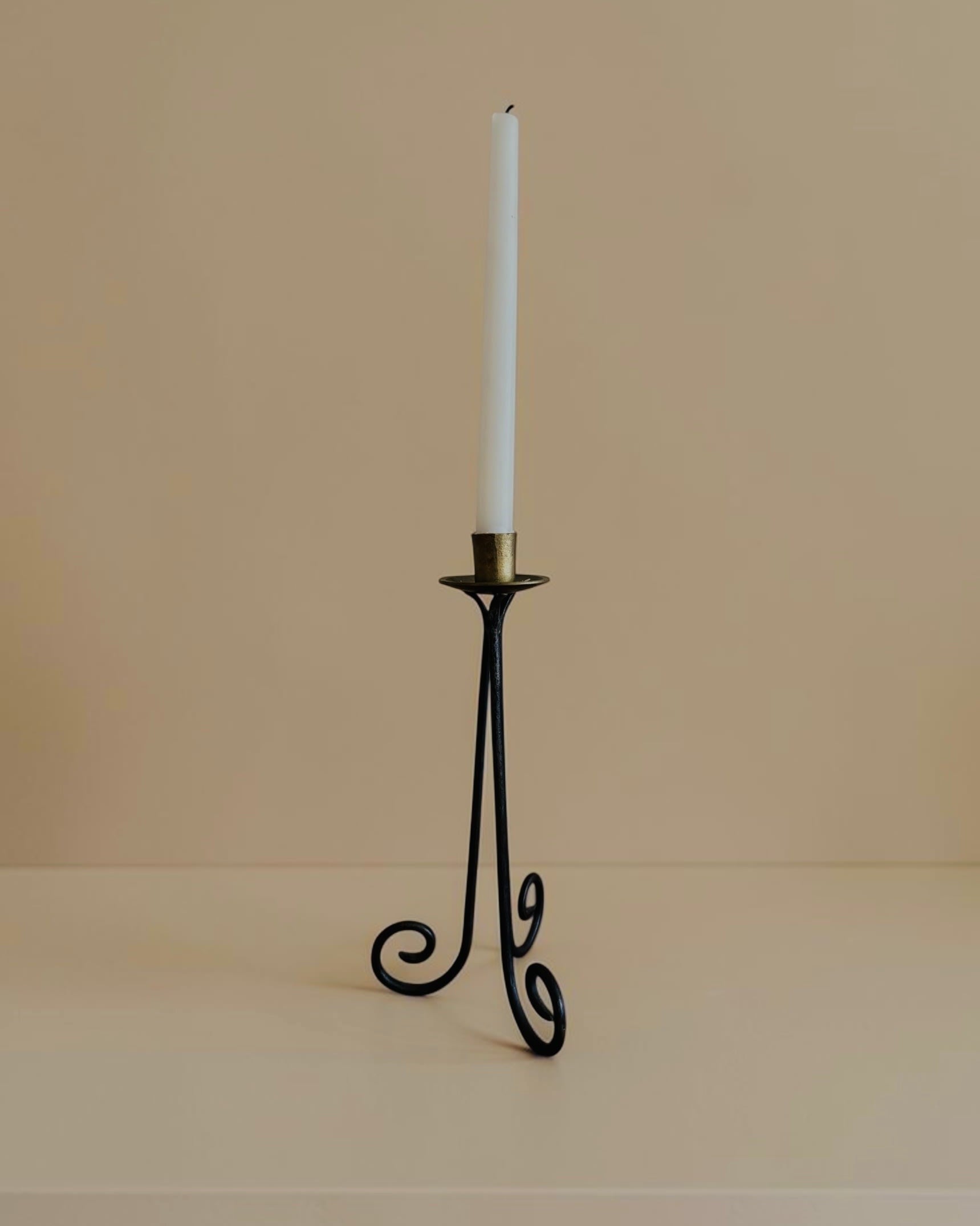Spiral Tripod Candlestick by Flock Studio | The Oblist