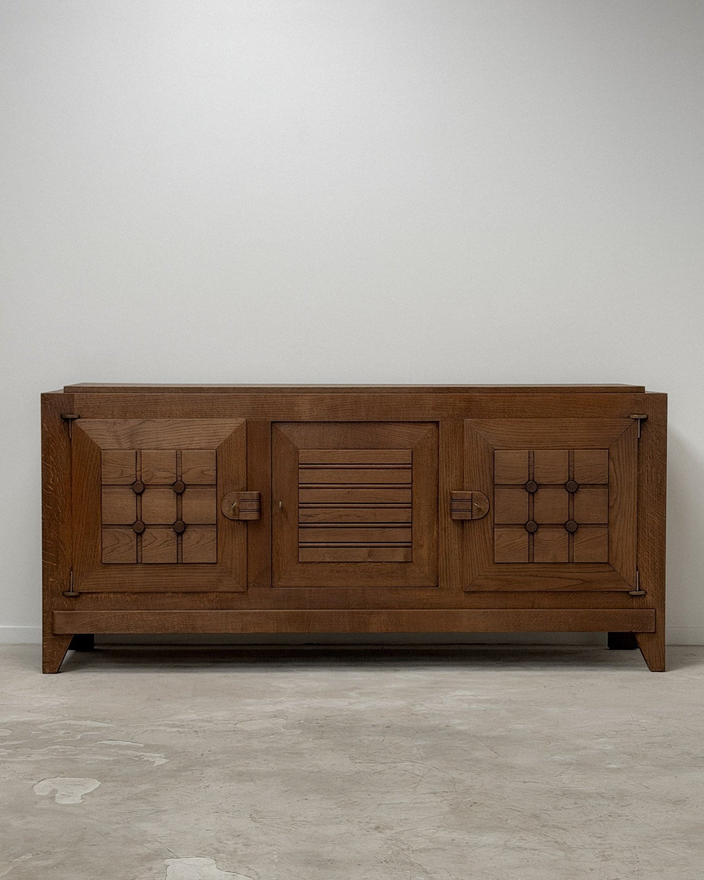 Sideboard La Gentilhommière for Charles Dudouyt French Oak 1940s by GALERIE ECV | The Oblist