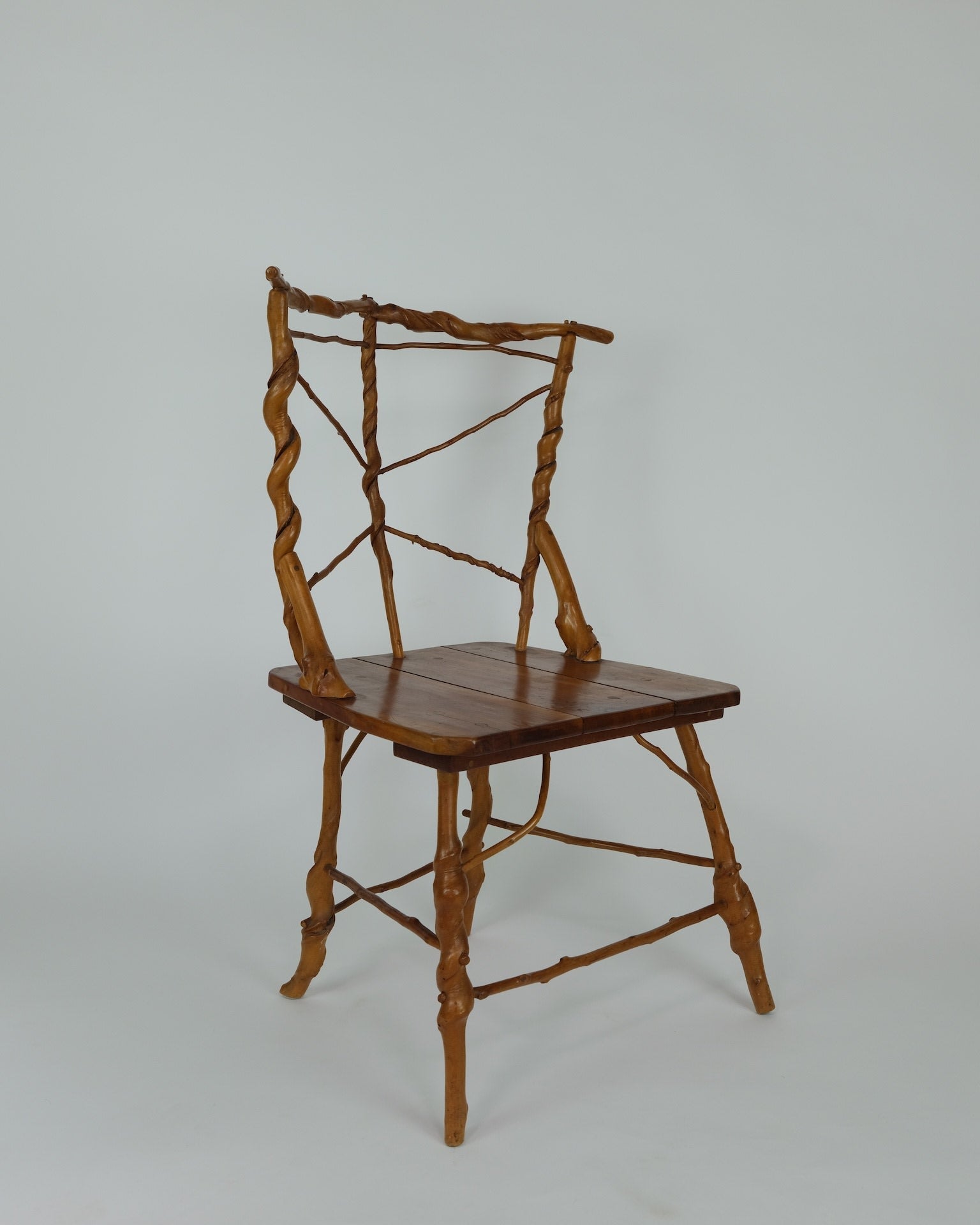 Chaise Appalachian Américaine Signée, F KRALL 5-3-52