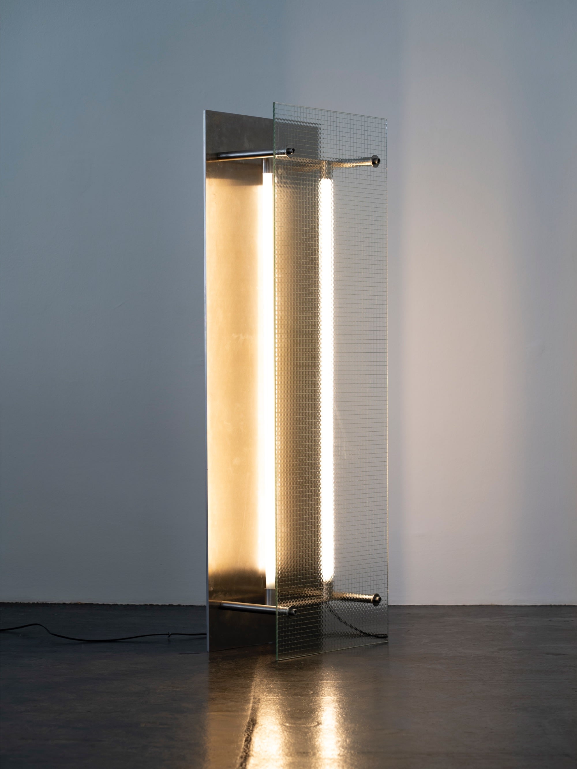 Glass Floorlamp | DN_S2504 by SUPER95 | The Oblist — modern glass design