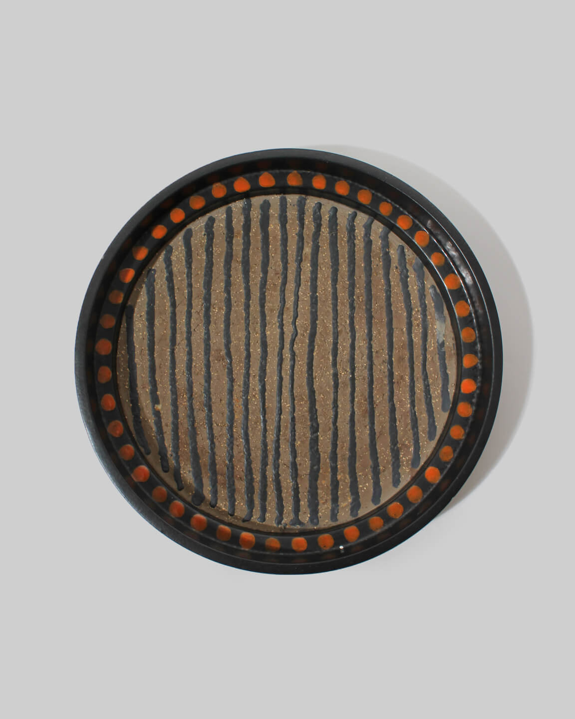 Mari Simmulson Geometric Large Ceramic Bowl, For Upsala-Ekeby, Sweden, 1960s by Vintage Stories | The Oblist