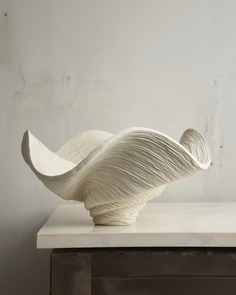 Wide Porcelain Bowl — close-up