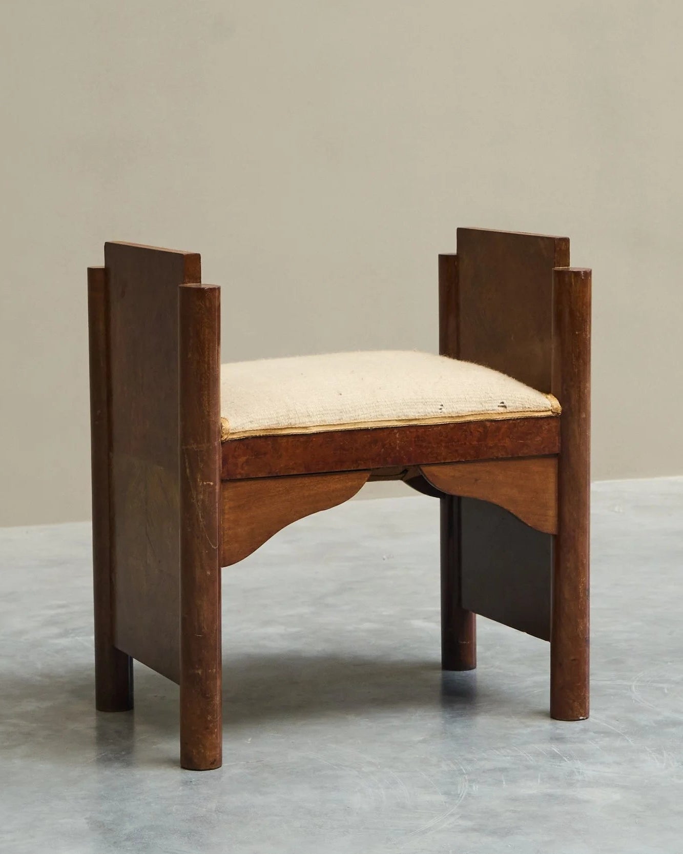 Fantastic Art Deco Bench in Highly Original Condition 1930s by ORNAMENTUM | The Oblist
