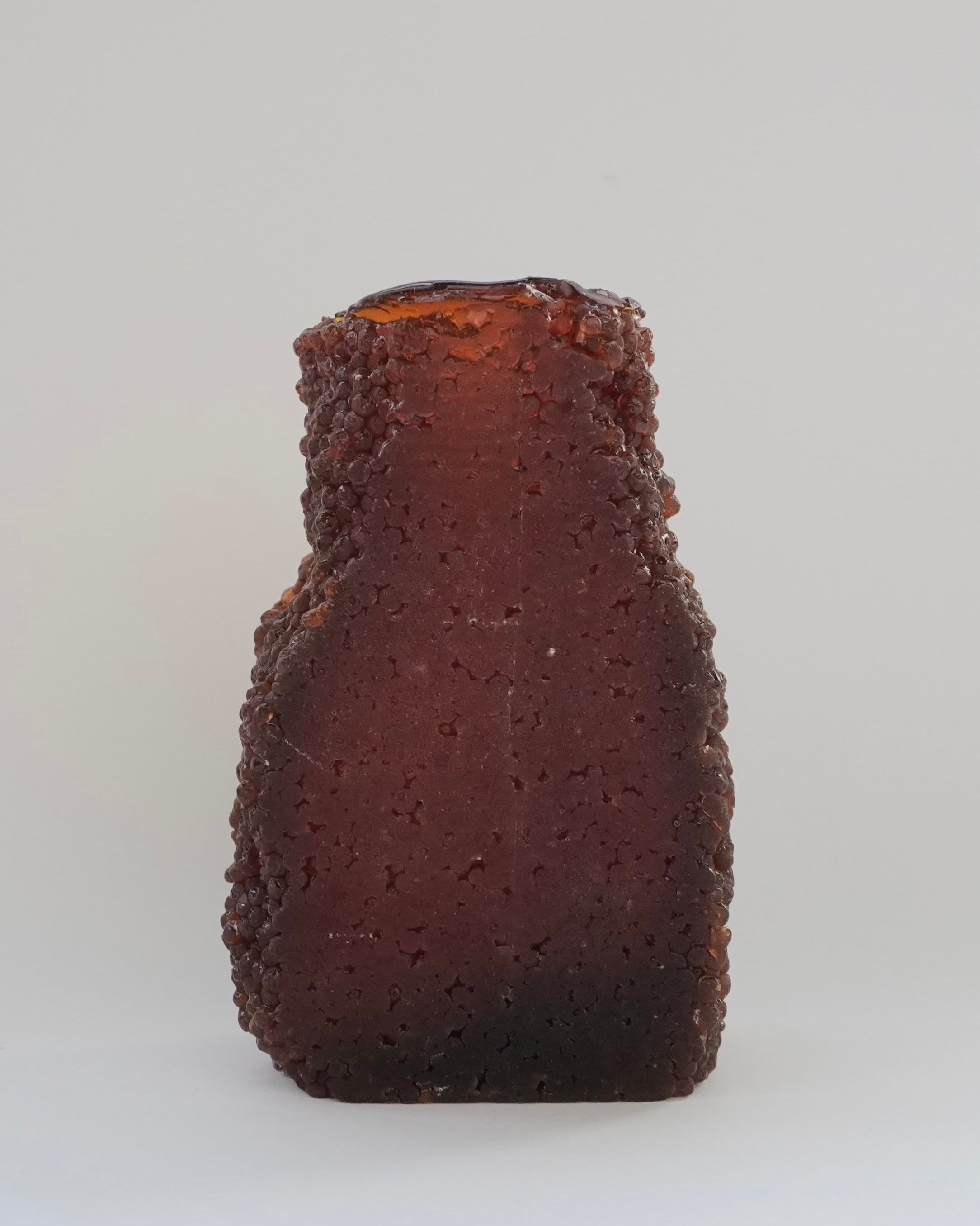 Pine Resin Vase by Yunju Jung | The Oblist — handcrafted amber resin