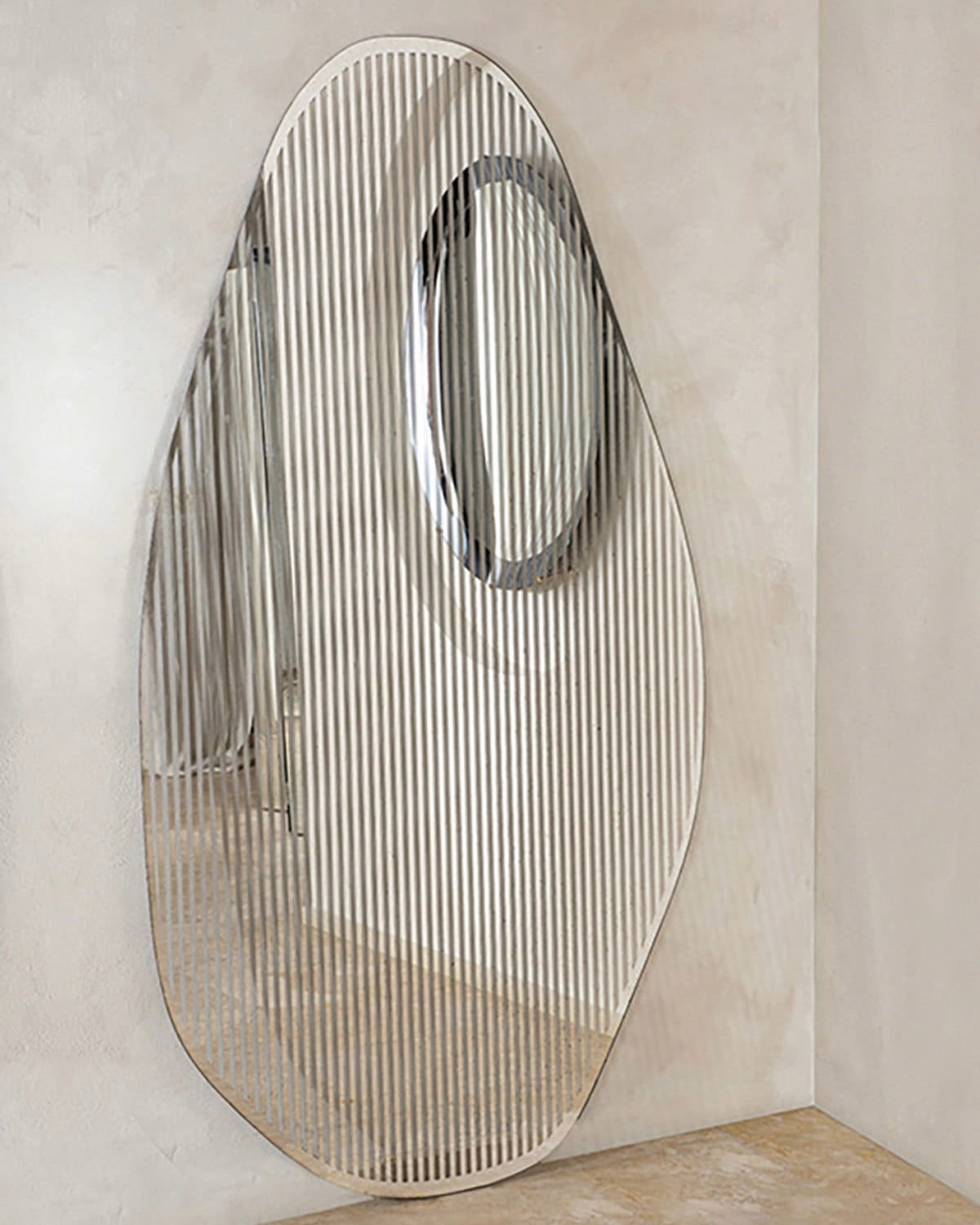 Line I Mirror by HOMA | The Oblist — contemporary design, reflective surface