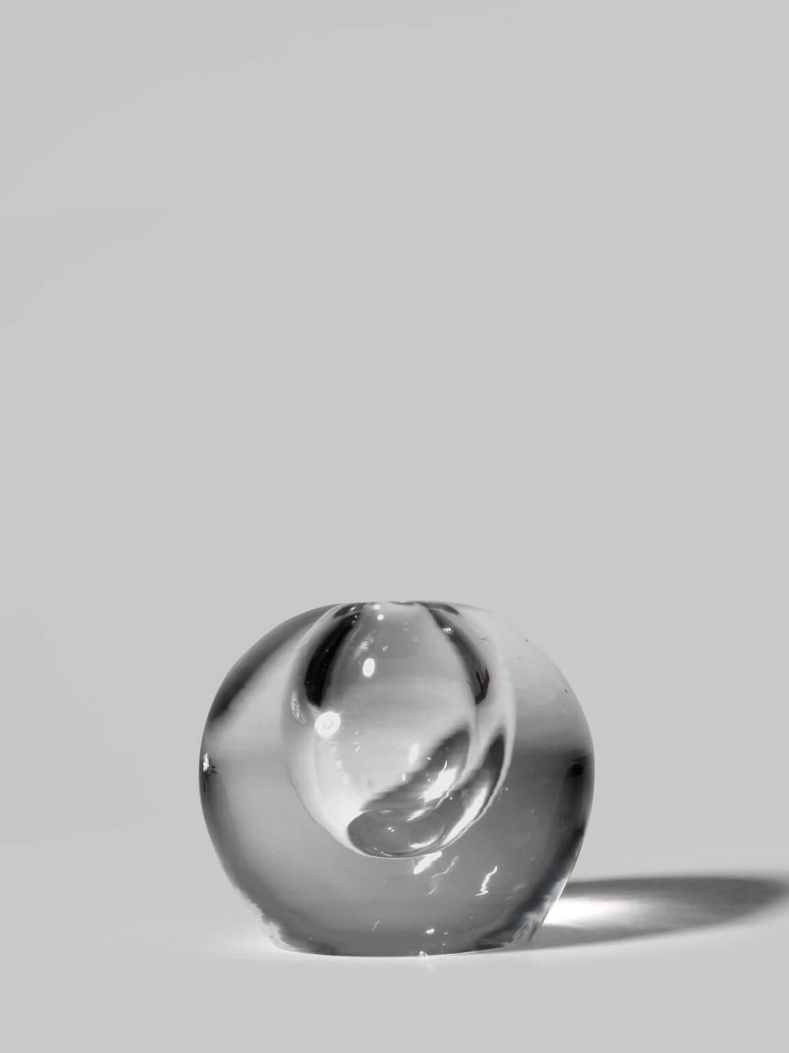 Timo Sarpaneva Full Lead Crystal Teardrop Vase by Vintage Stories | The Oblist