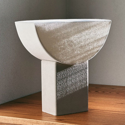 Reminder (001) – Table Lamp – Tall by Enkei | The Oblist — textured concrete, modern design