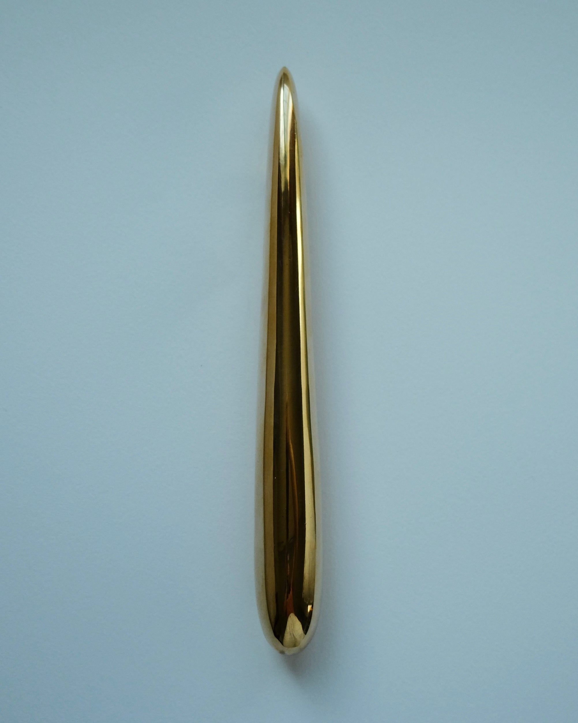 MOMI Cabinet/Appliance Pull Long by Maha Alavi | The Oblist — polished gold finish