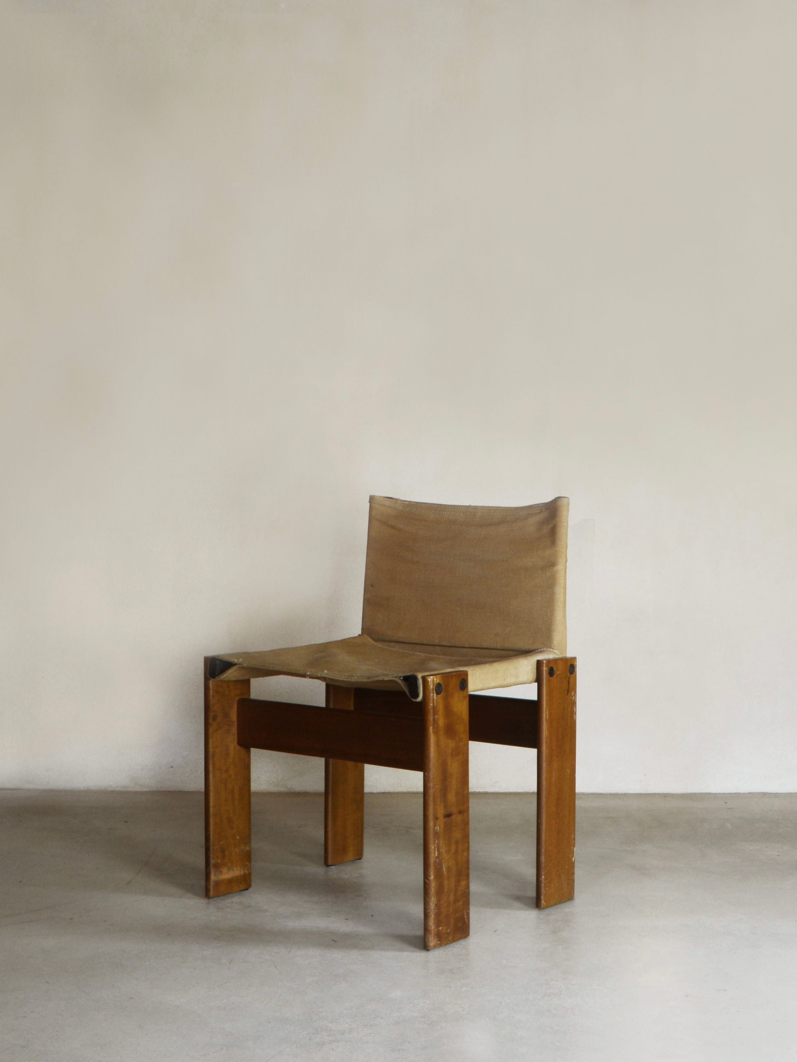 Set of 4 Monk Chairs by Afra & Tobia Scarpa for Molteni, 1970s