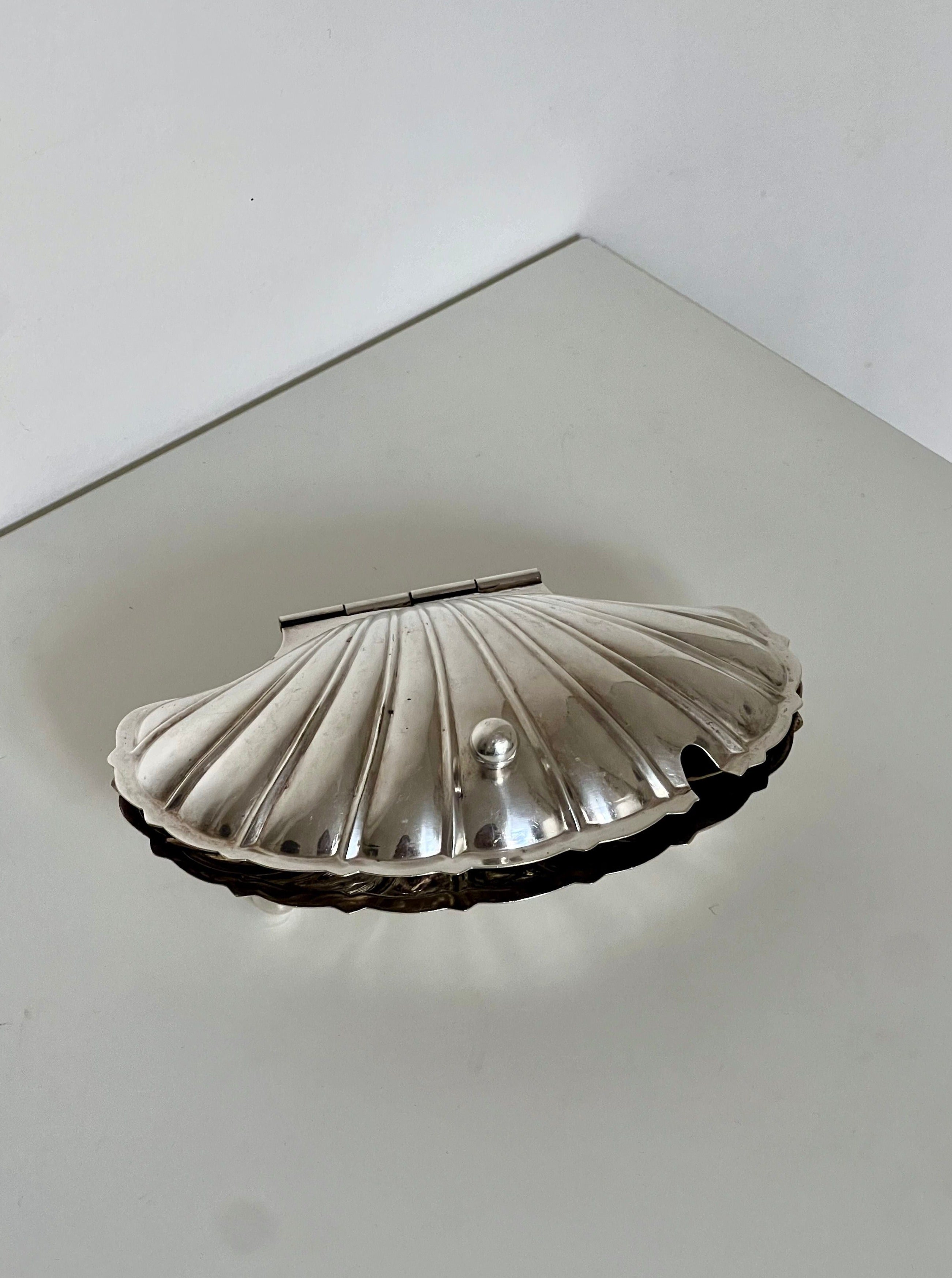 Silver Shell Dish