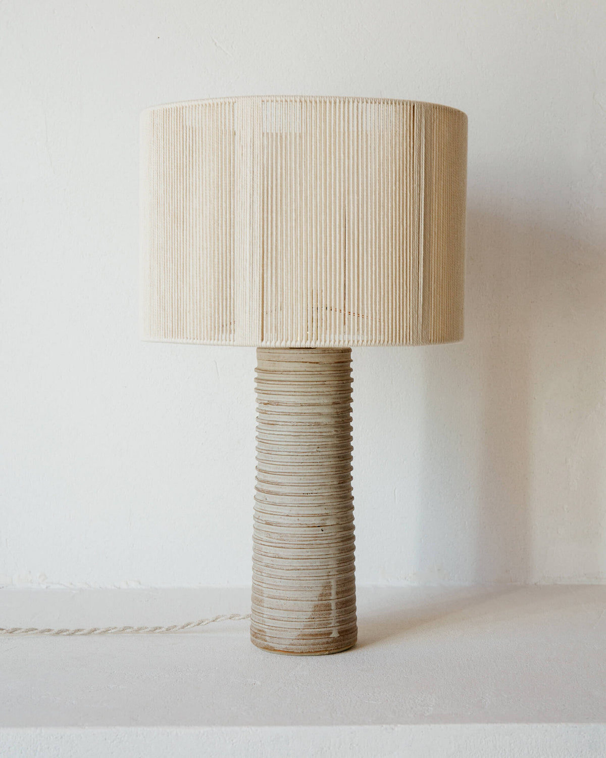 Contemporary Classic Table Lamps in Glass "Patagonia" — detail view