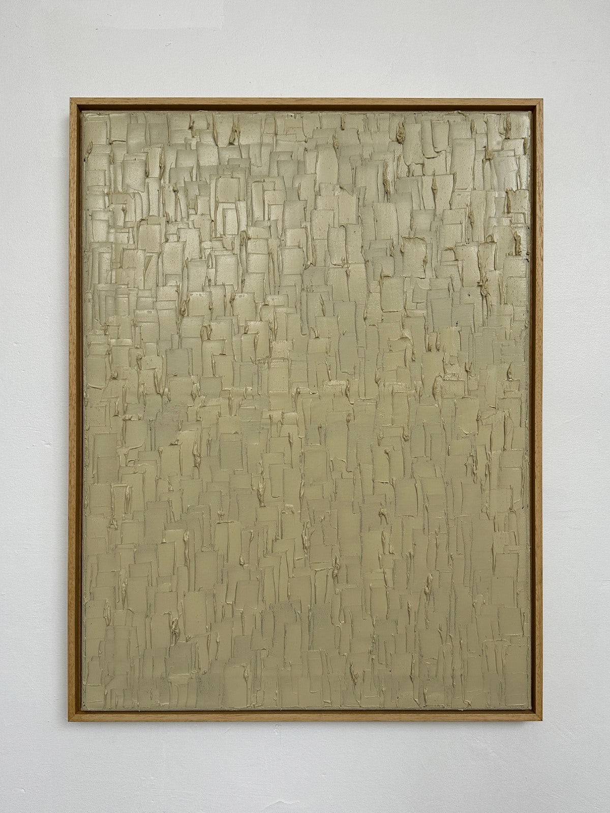 'Buff Titanium - Heavy Texture' Painting by Roi Elmaliah | The Oblist