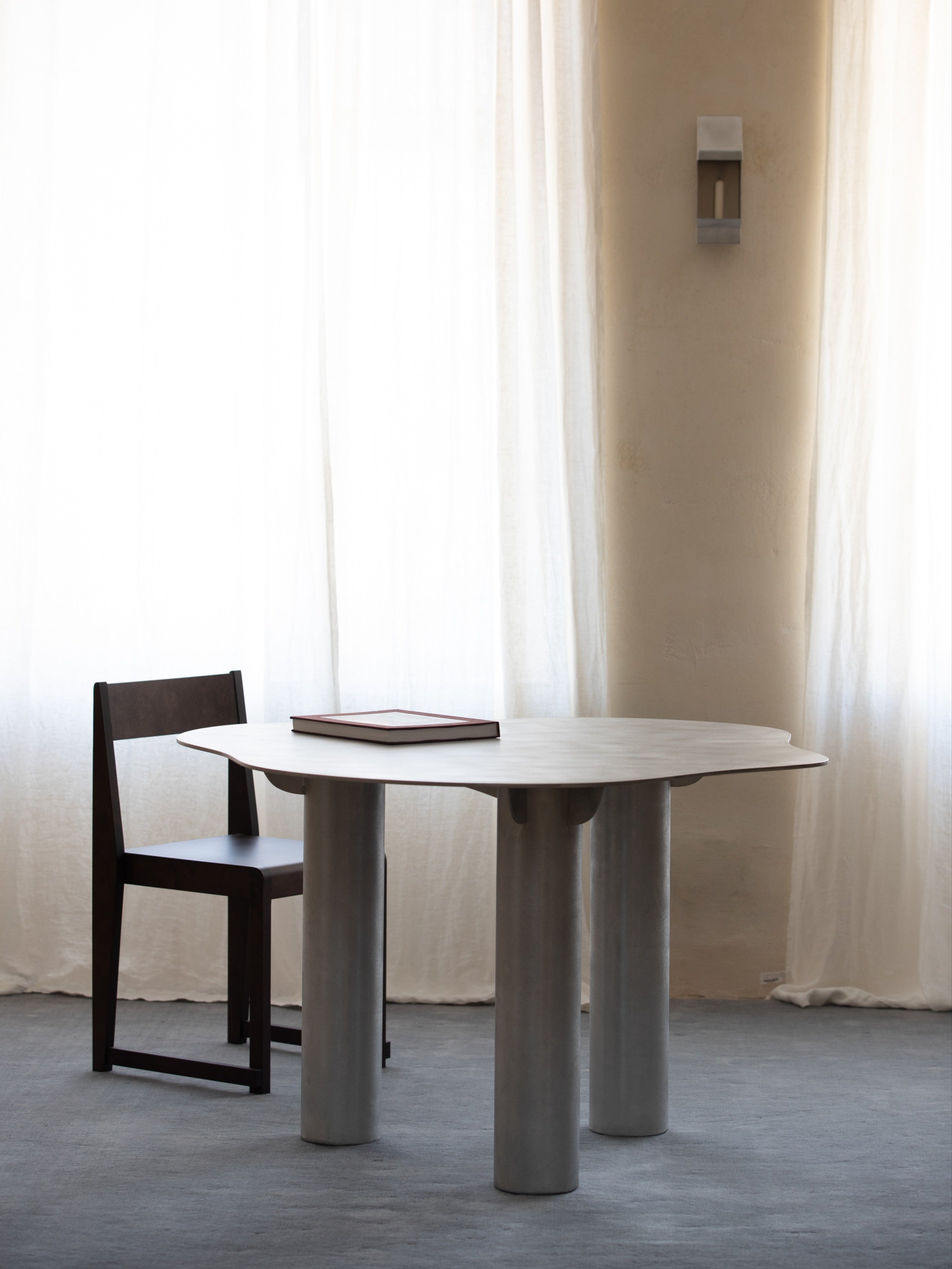 Aluminium Dining Table by Six Dots Design | The Oblist