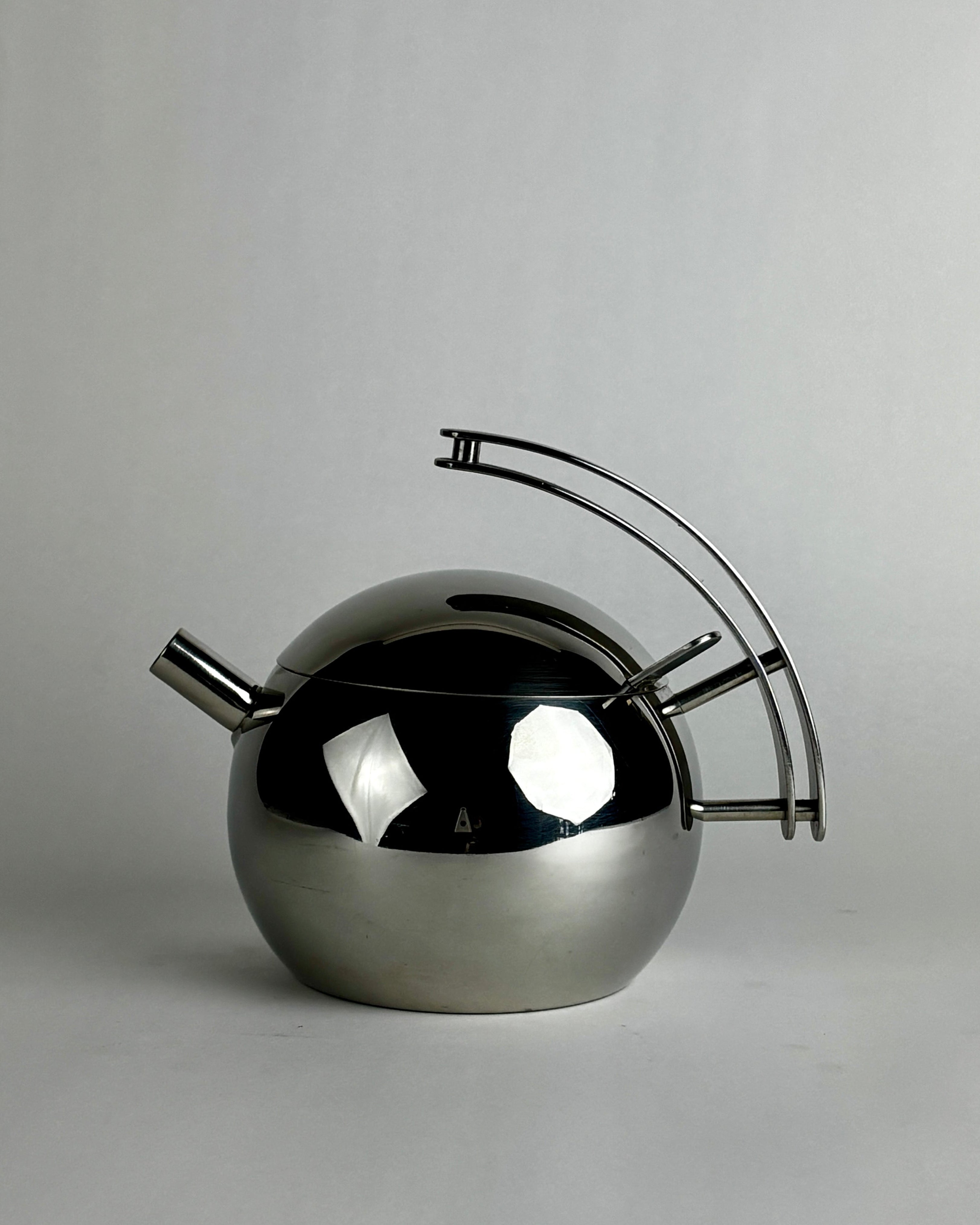 Vintage Stella Tea Pots in Steel and Stainless Steel