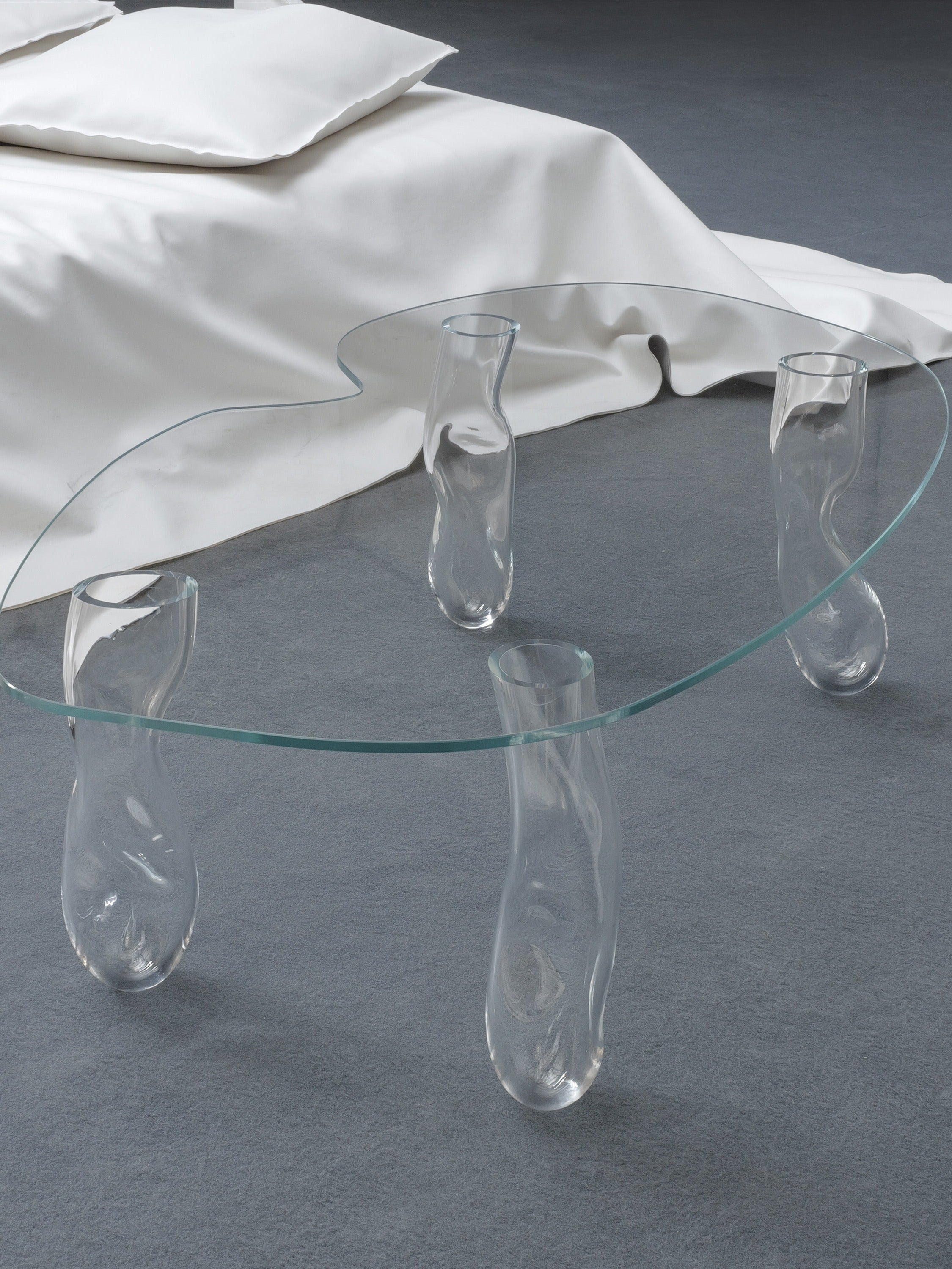 Glass Coffee Table by Clara Jorisch | The Oblist