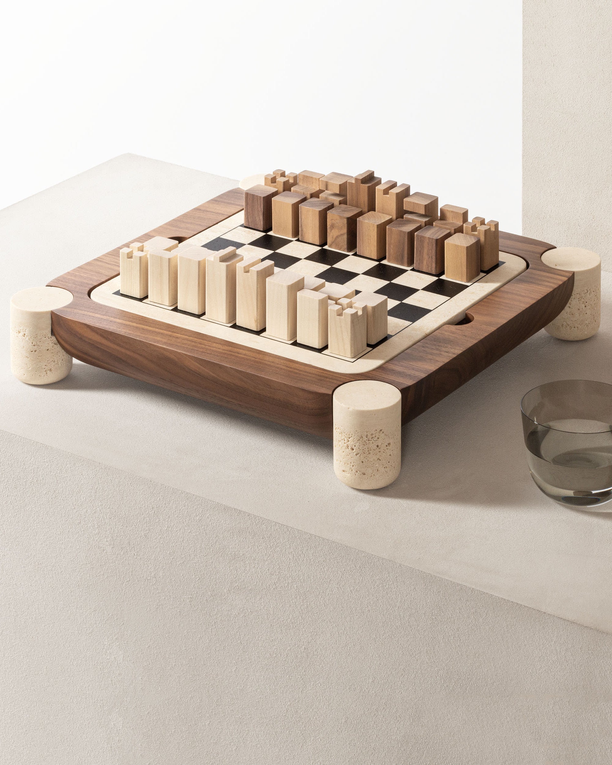 Ensemble de jeu d'échecs / dames MOCAMBO