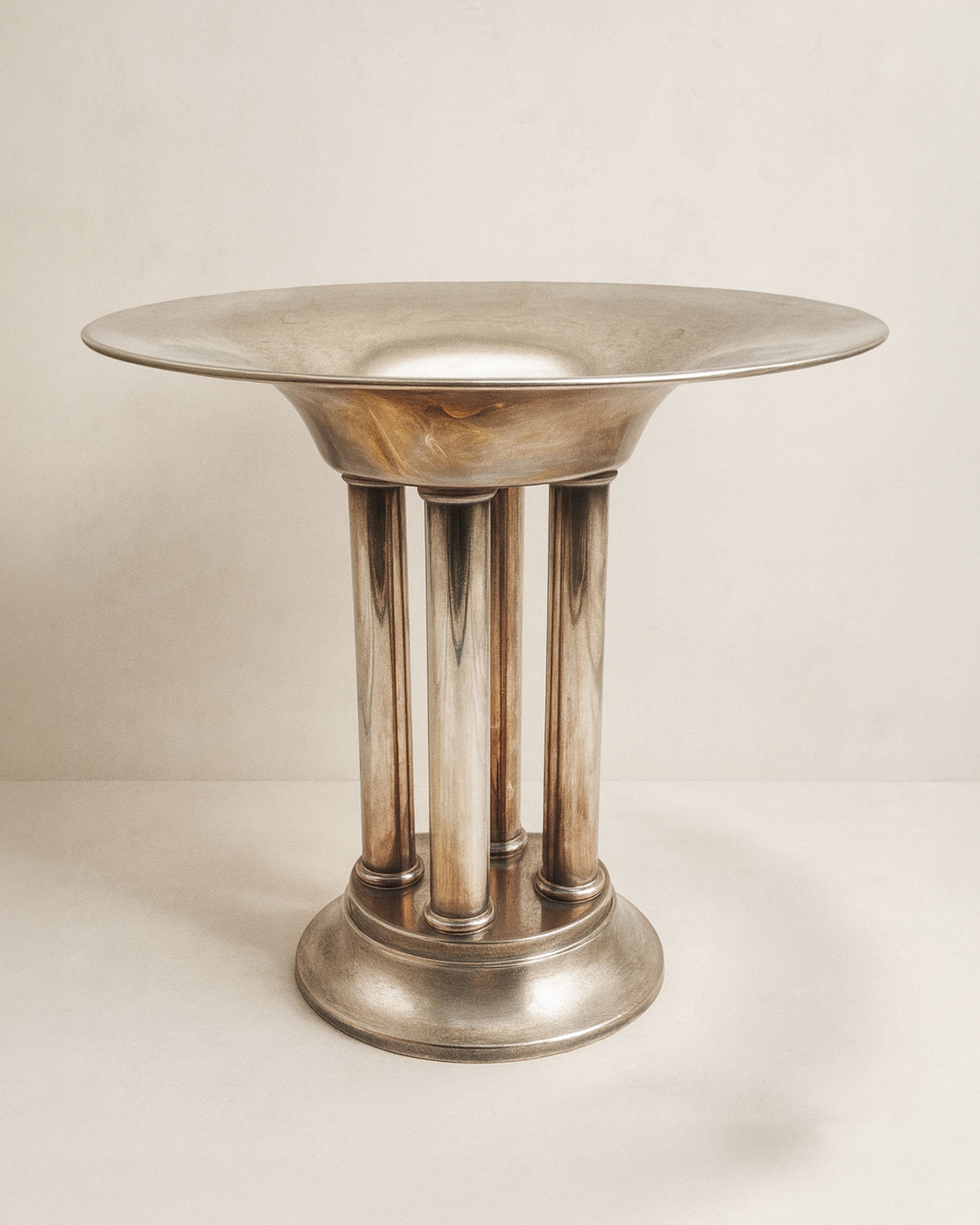 Large Silver Plated Art Deco Centerpiece by Fink