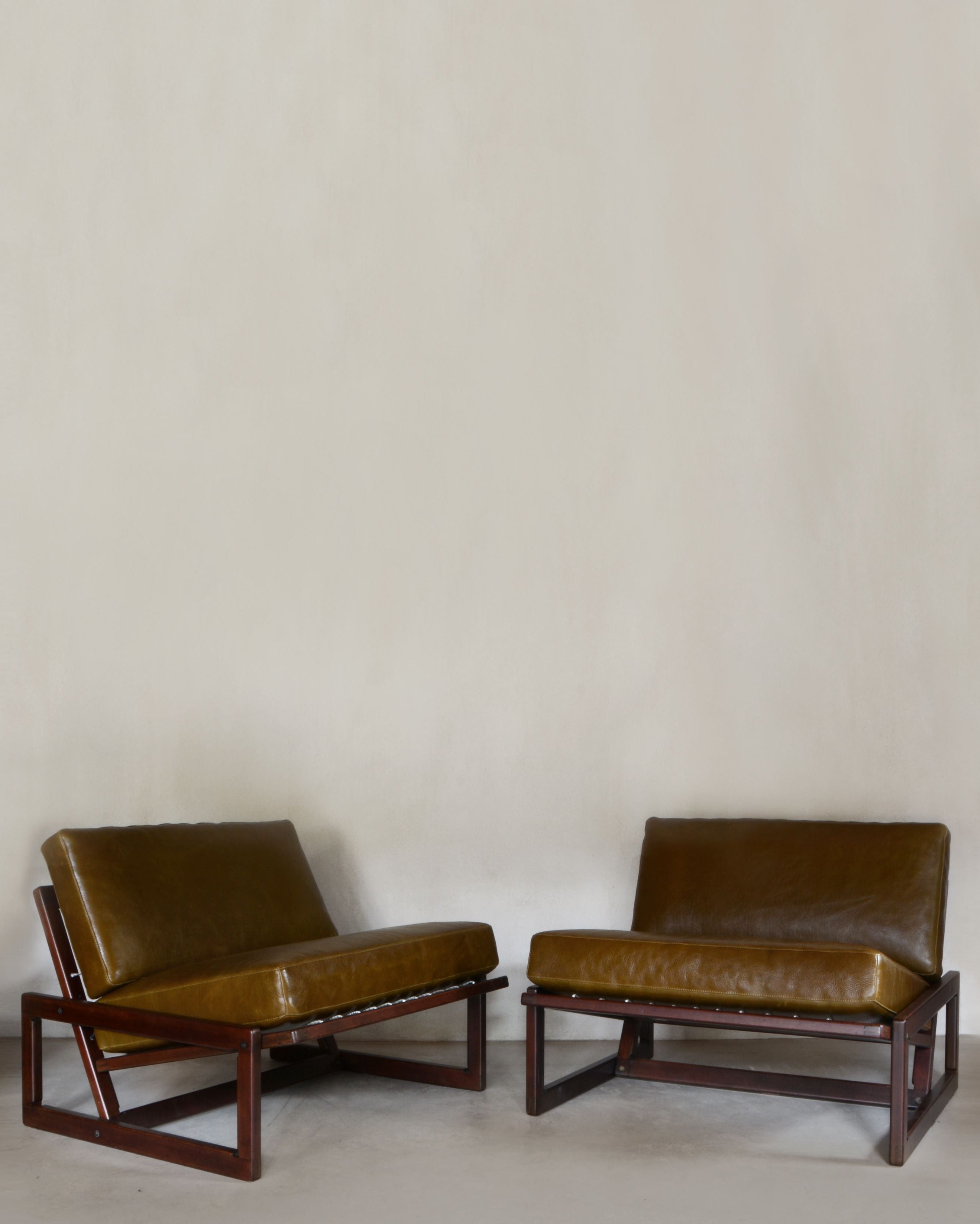 Couple of "Carlotta" Armchairs by Tobia & Afra Scarpa, 1960s