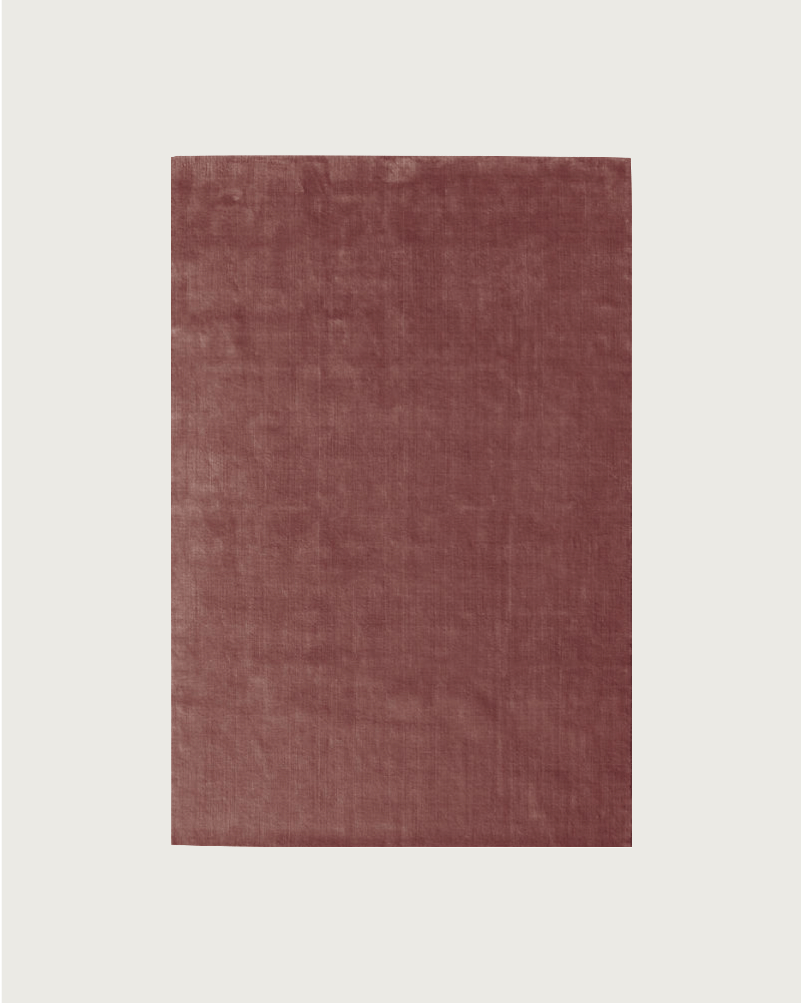 Rug 100% Wool New Zealand - Vignes by MOST | The Oblist — rich terracotta color