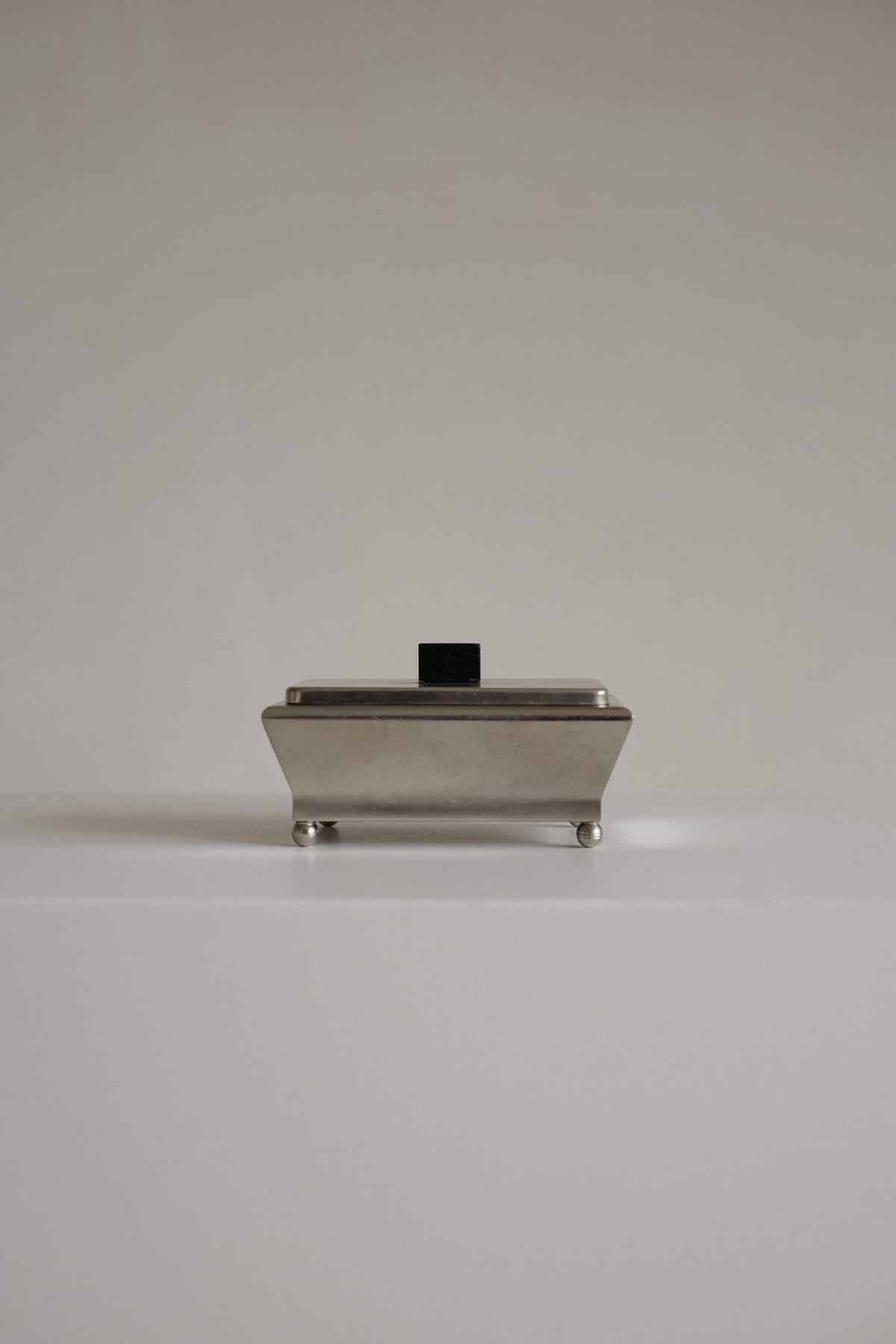 Art Deco Stainless Steel Box, 1930s by septembre studios | The Oblist