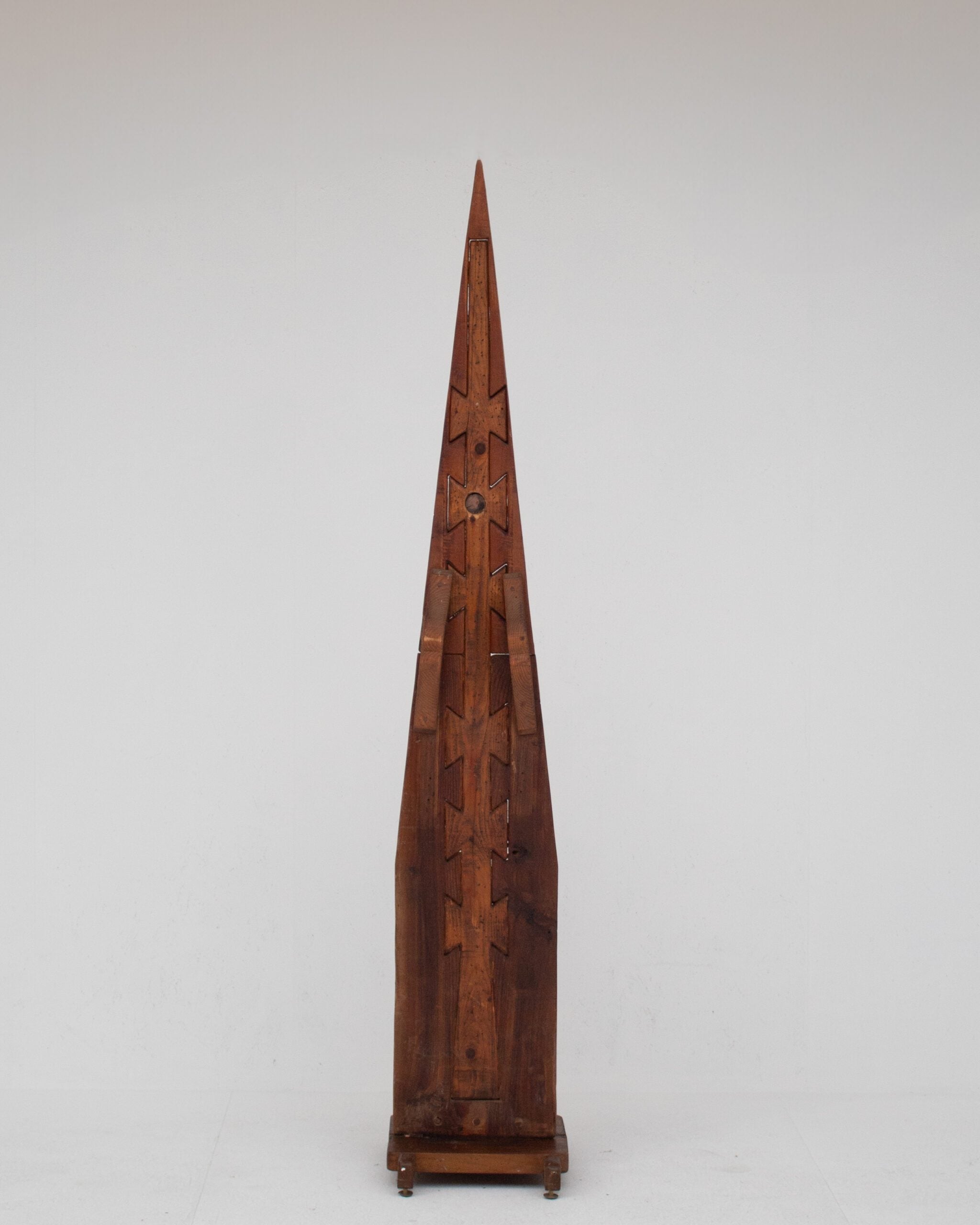 Geometric Wooden Sculpture by Luciano Bertolotto, Italy 1995 by Malata Antwerp | The Oblist