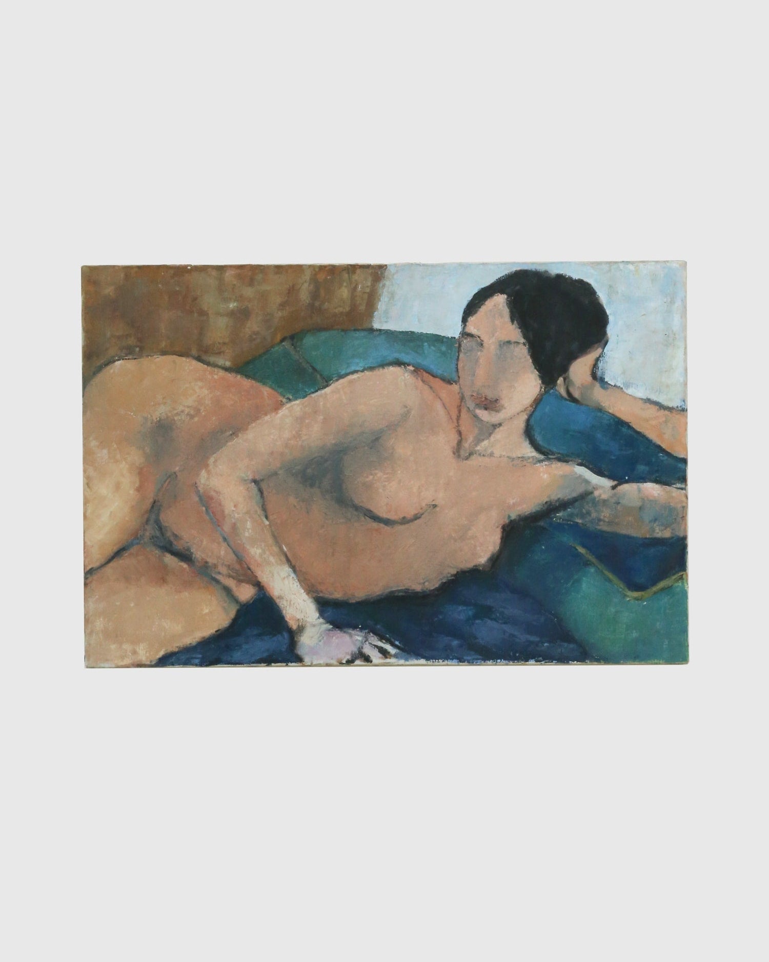 Reclining Nude, Original Painting by Sandra Orlovsky