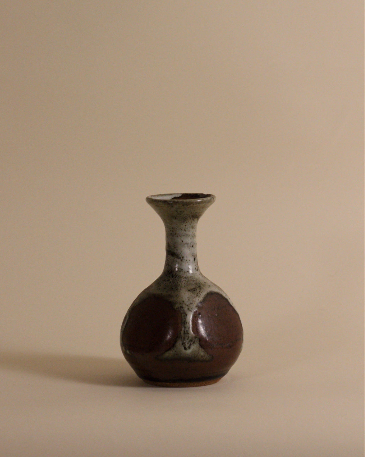 Glazed Studio Pottery Vase — detail view