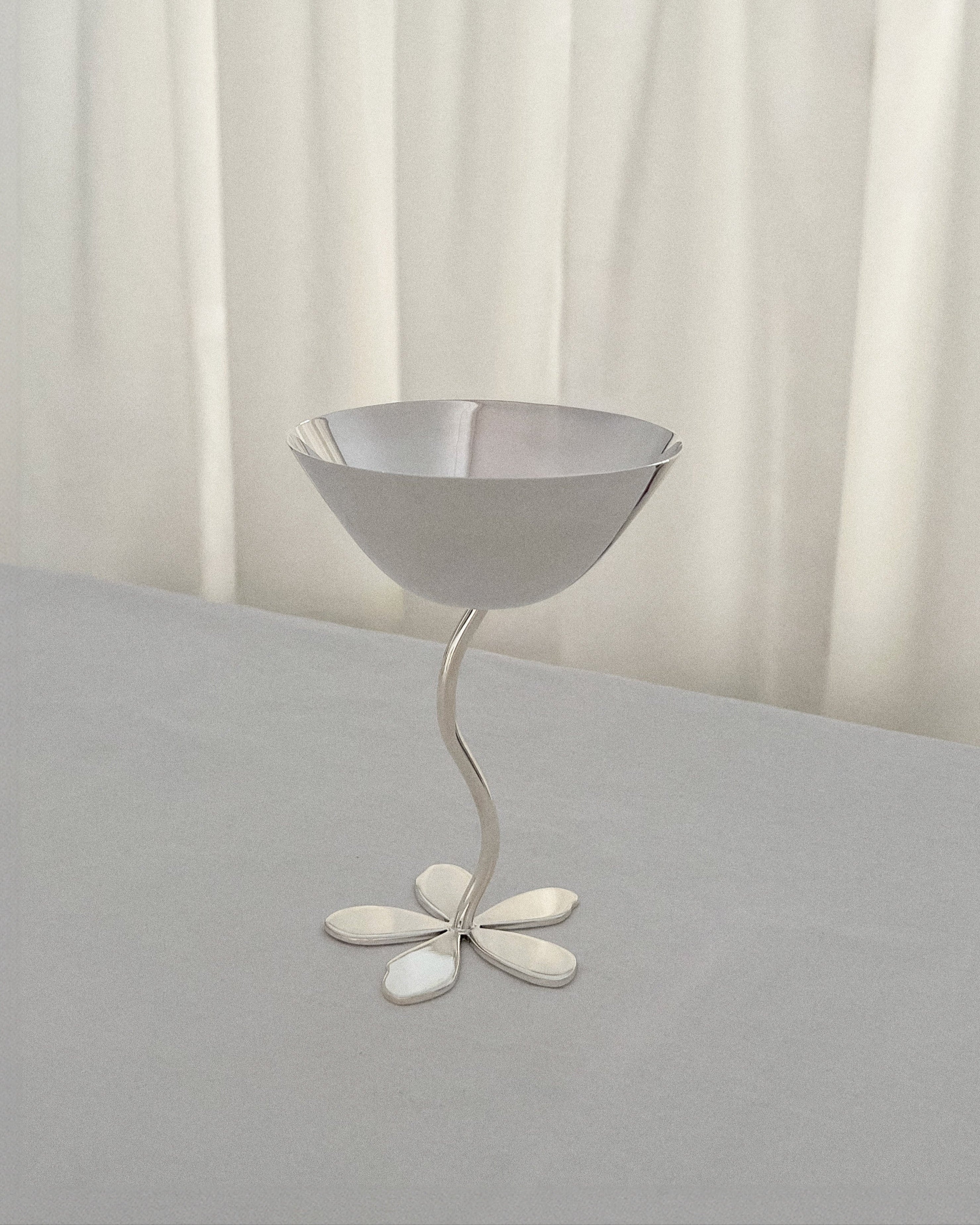 Flor β Silver Plated Chalice
