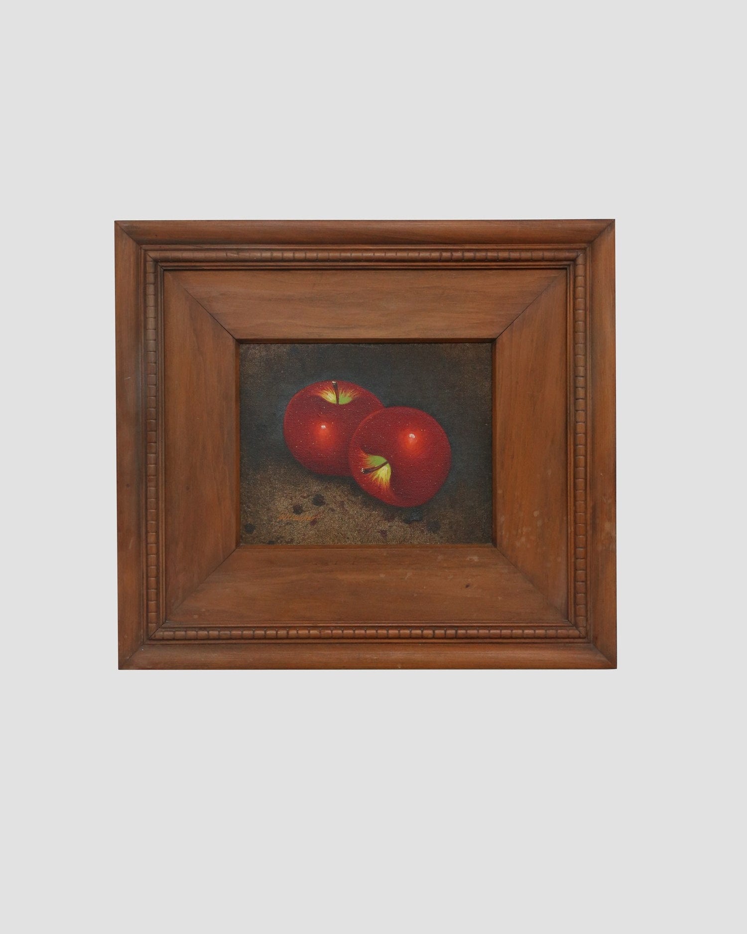 Still Life with Apples Painting by Villa | The Oblist