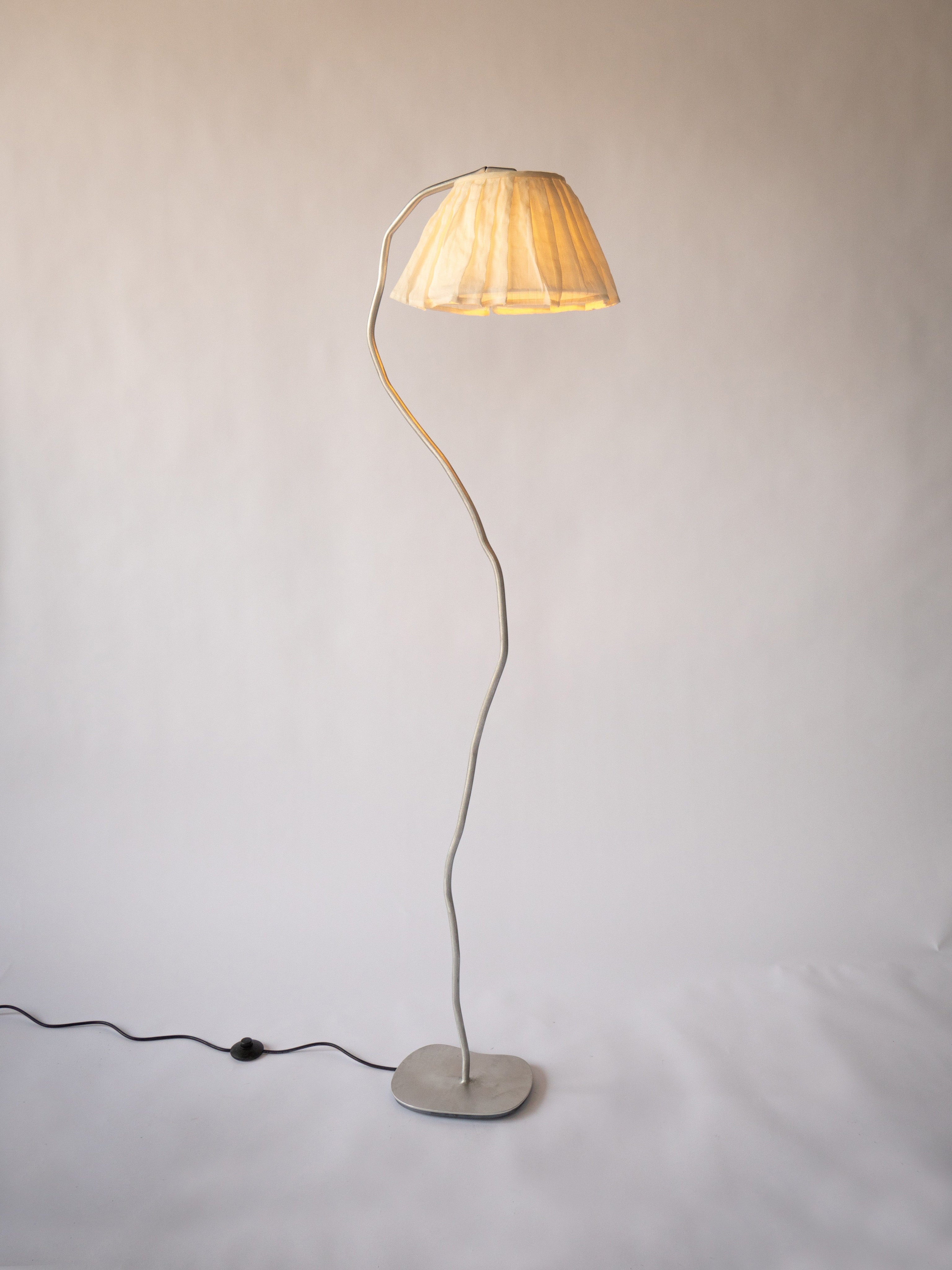French Café floor lamp — detail view