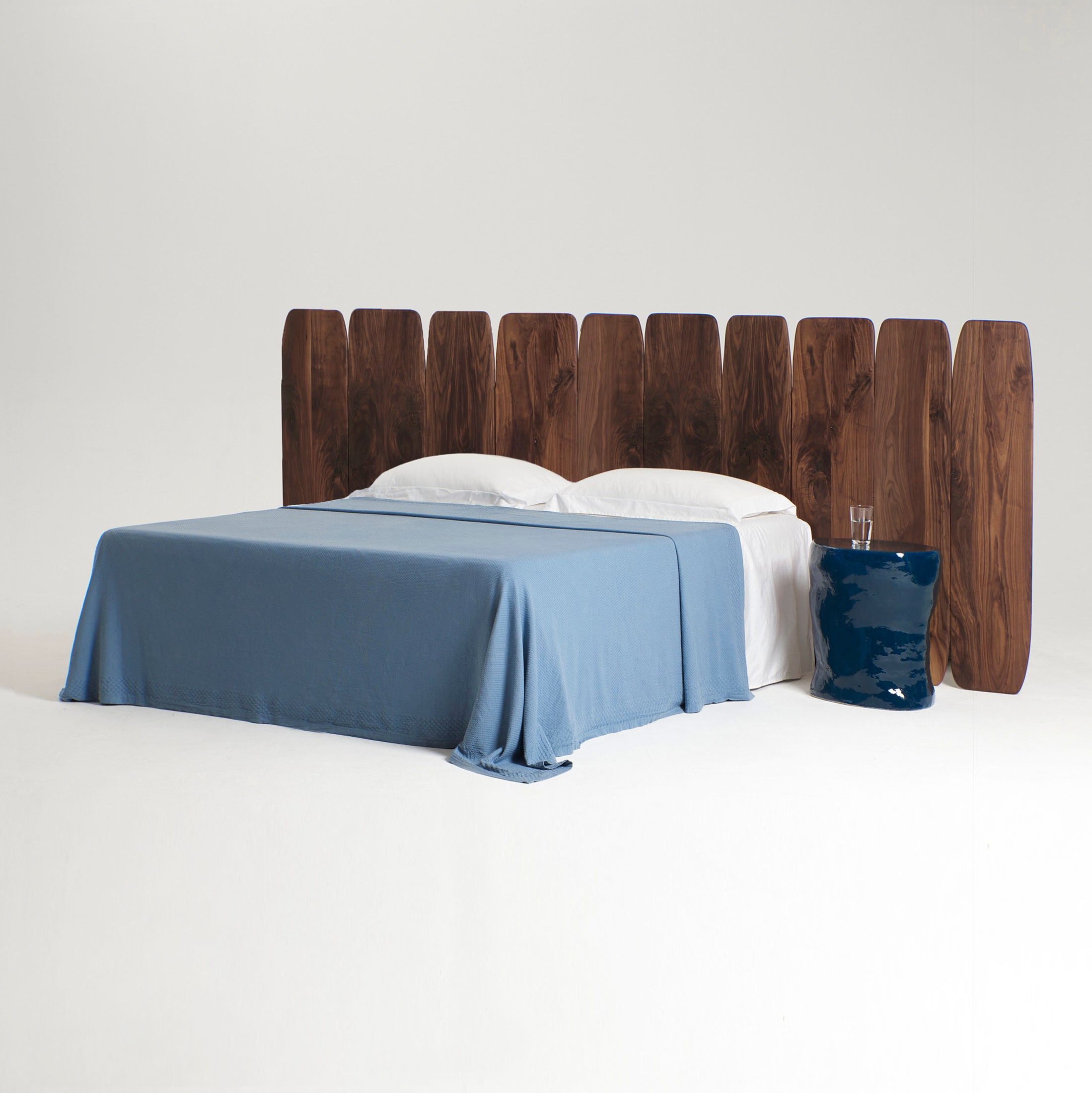 Madeira Oak Headboard Large — lifestyle setting