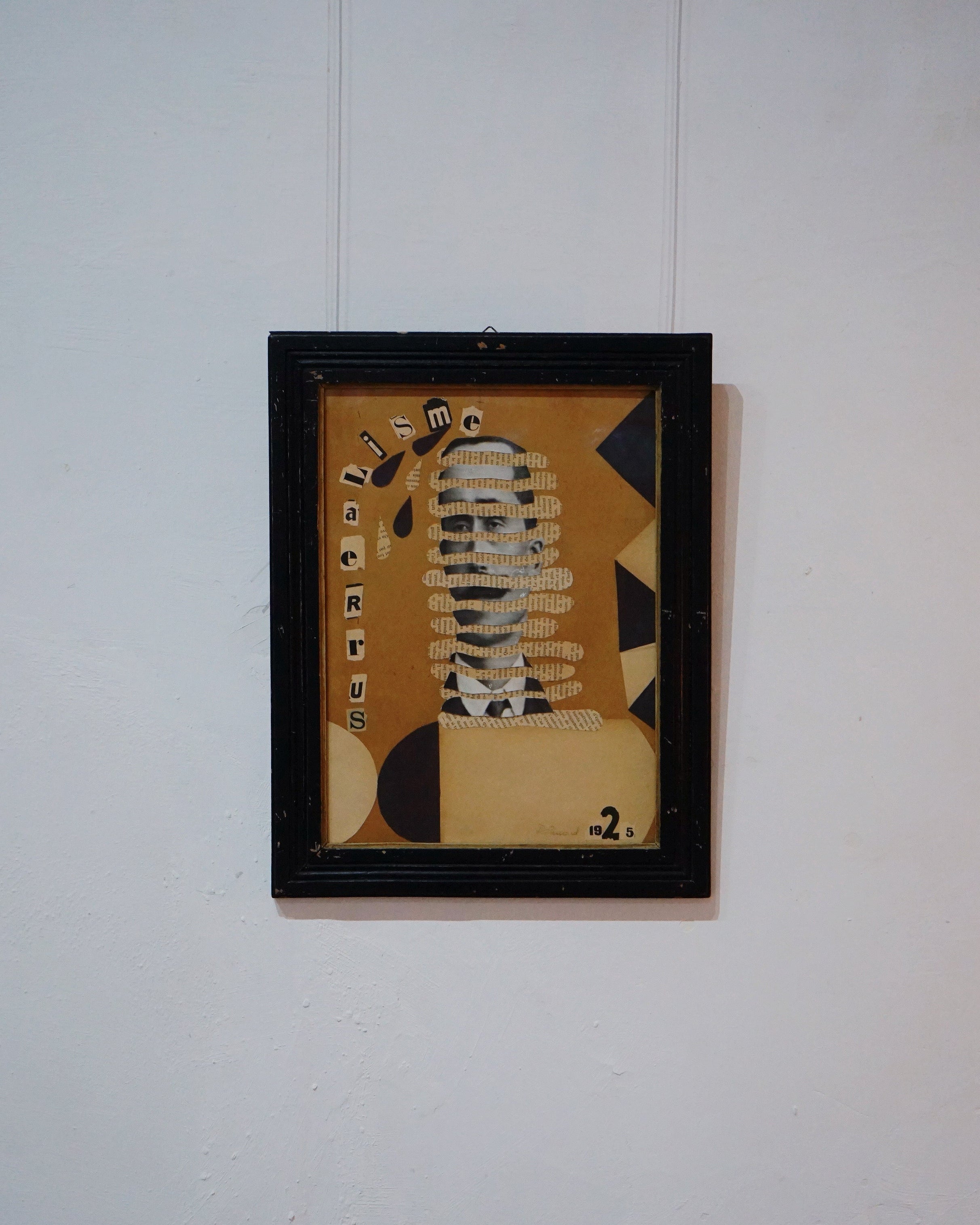 Dadaist Collage - Portrait by Myakin | The Oblist — mixed media, earthy tones
