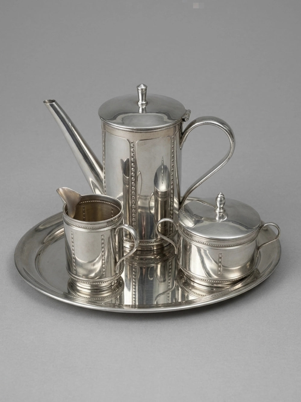 1930s Art Deco WMF Silver-Plated Coffee & Tea Service Set (4-piece) by Blisse | The Oblist