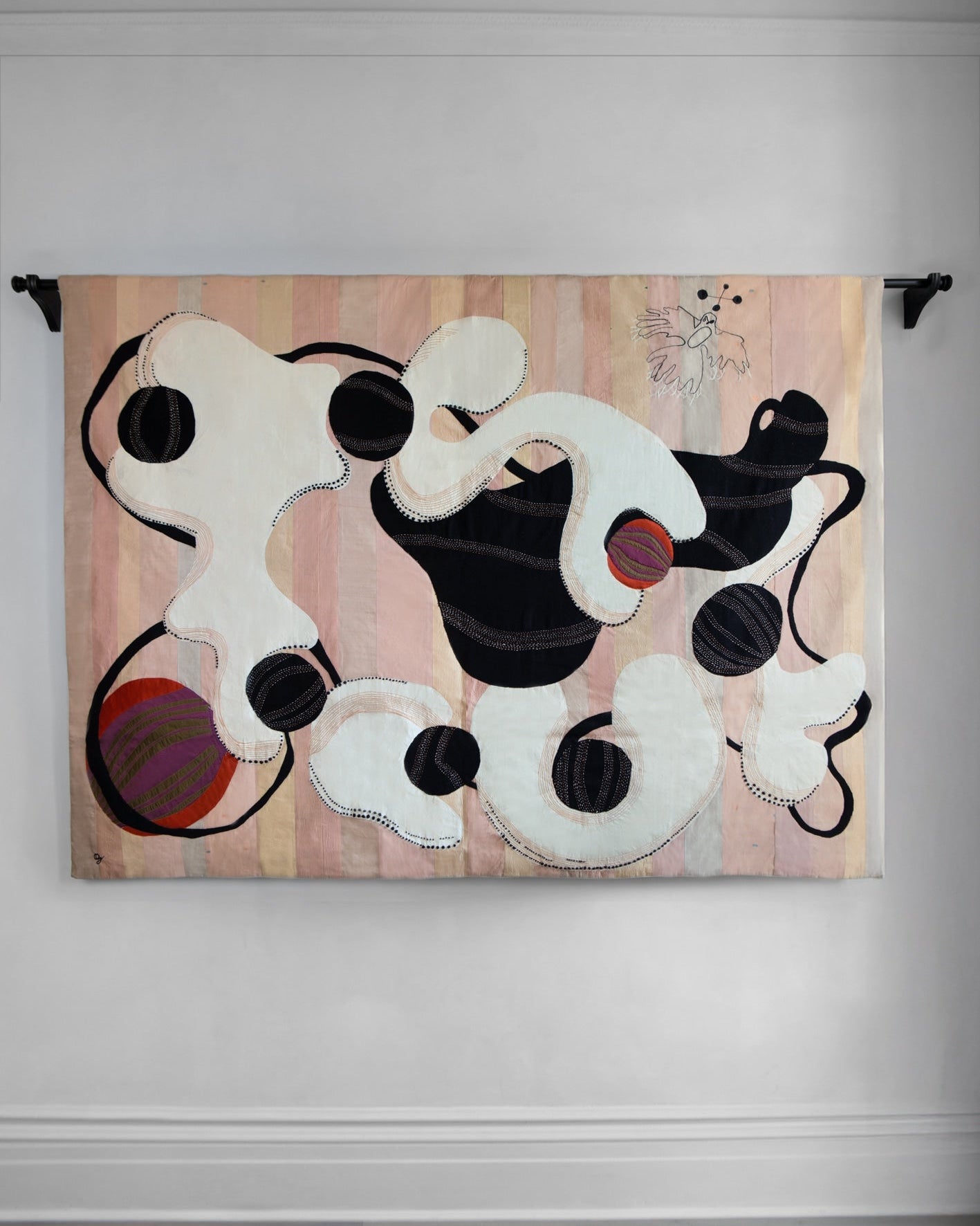 Sky High Hand Sewn Silk Tapestry by House of Quentin Jones | The Oblist