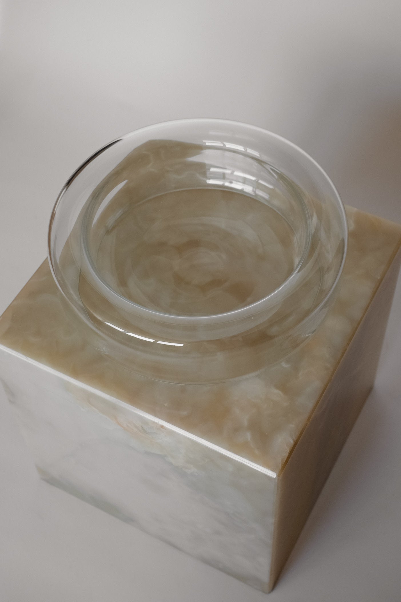 Floating Glass Bowl by septembre studios | The Oblist