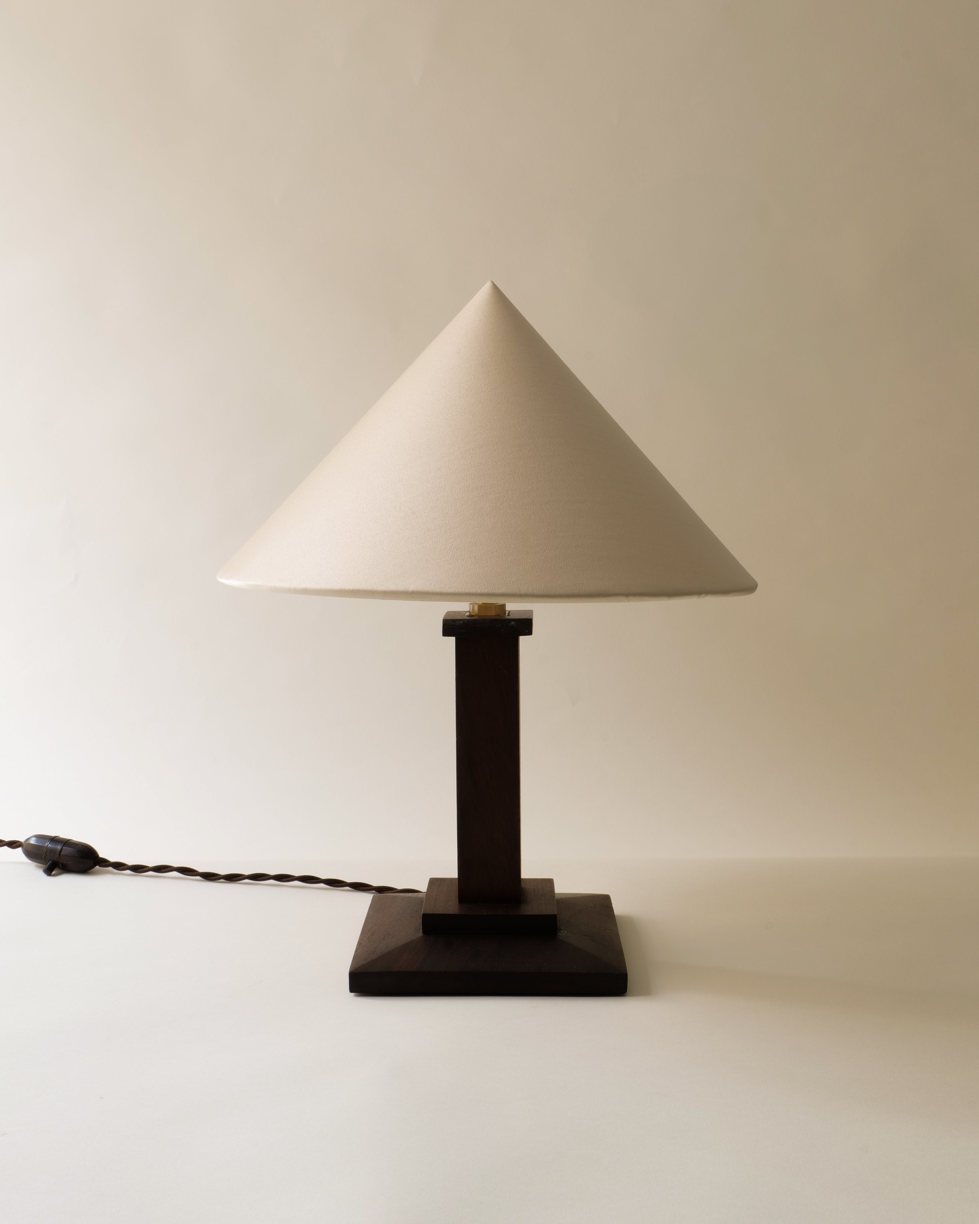 Wood Table Lamp 1940s