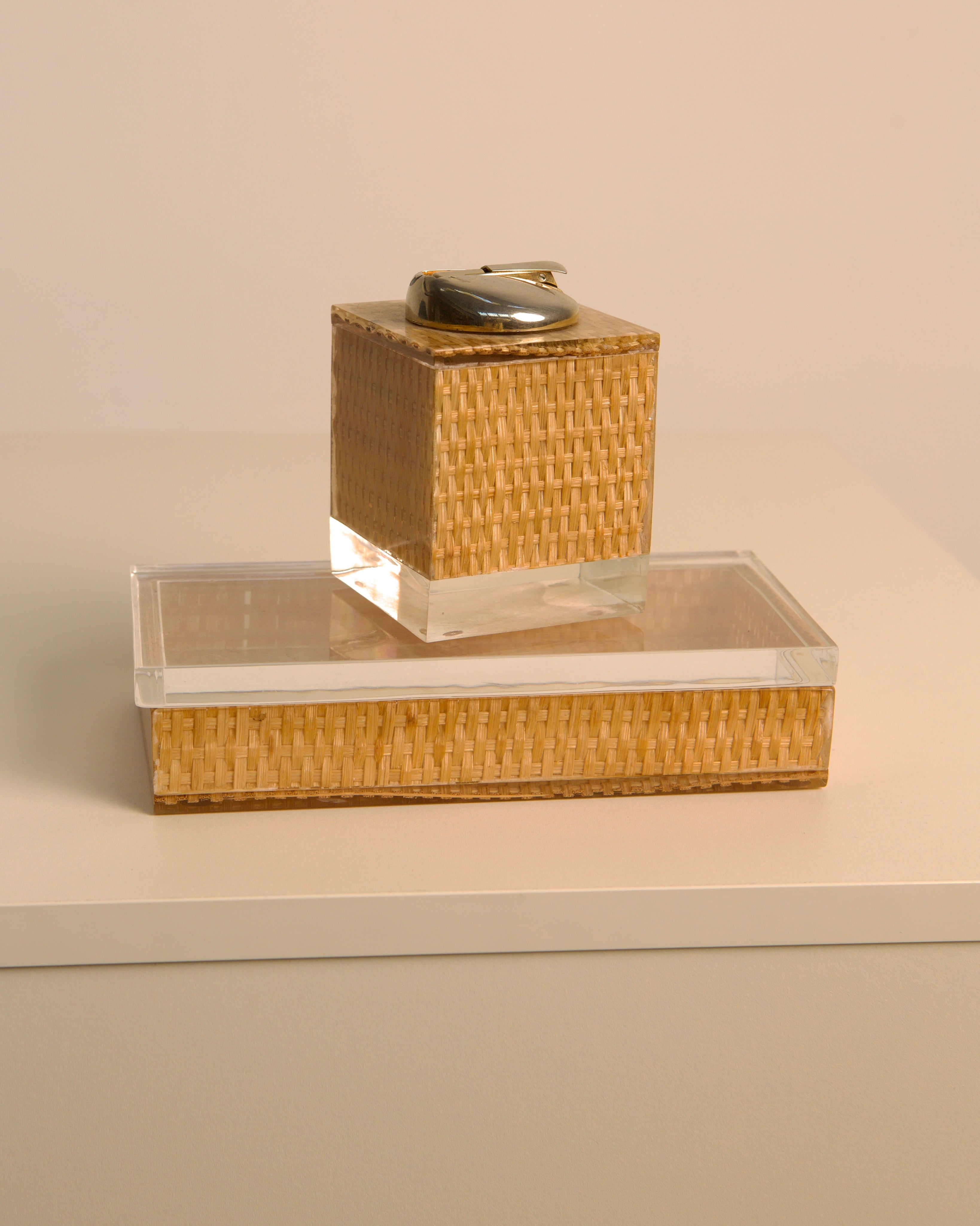 Italian Table Lighter and Box Set 70s