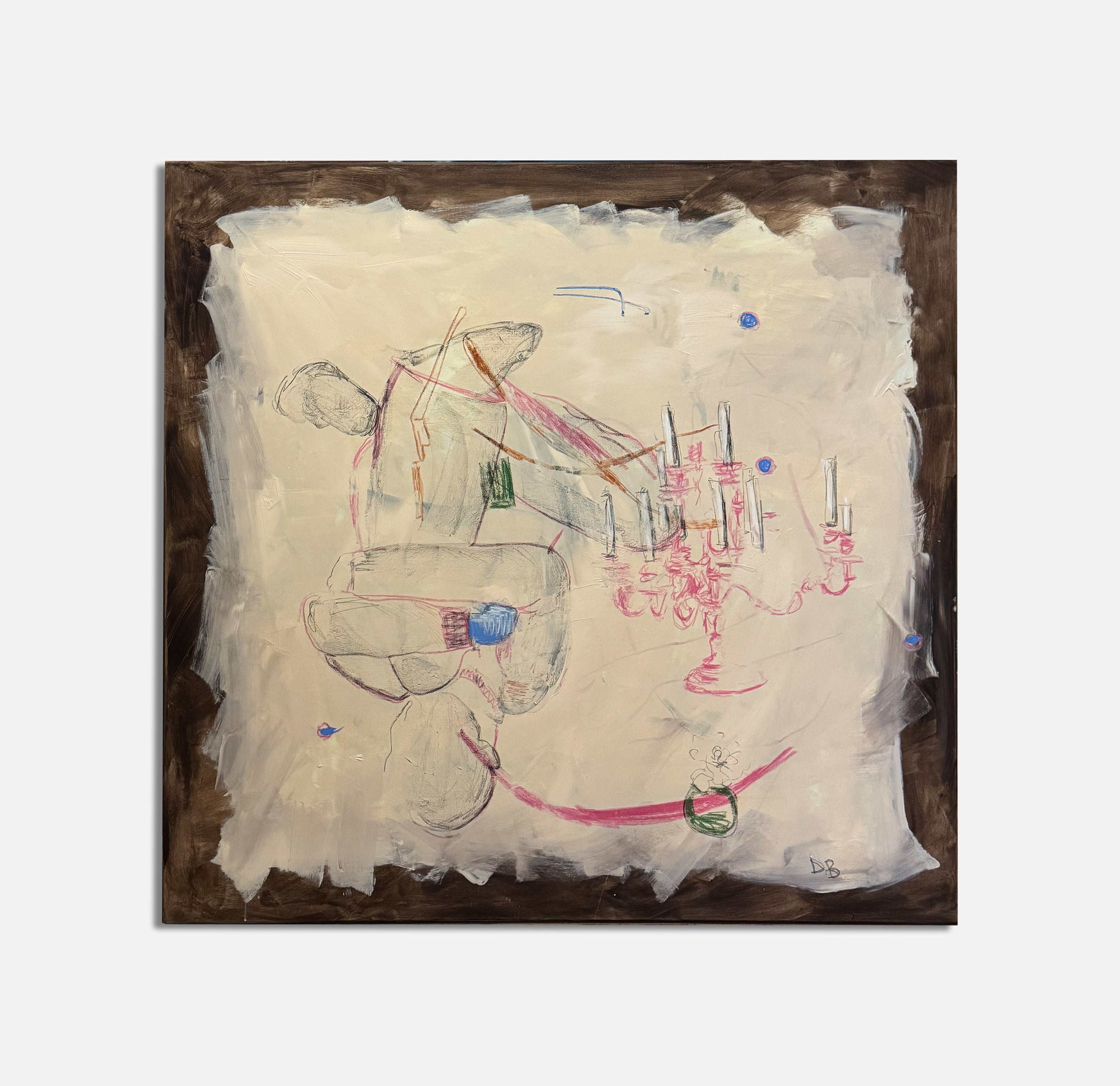 A private arrangement painting on canvas by Dovile Bernotaite | The Oblist