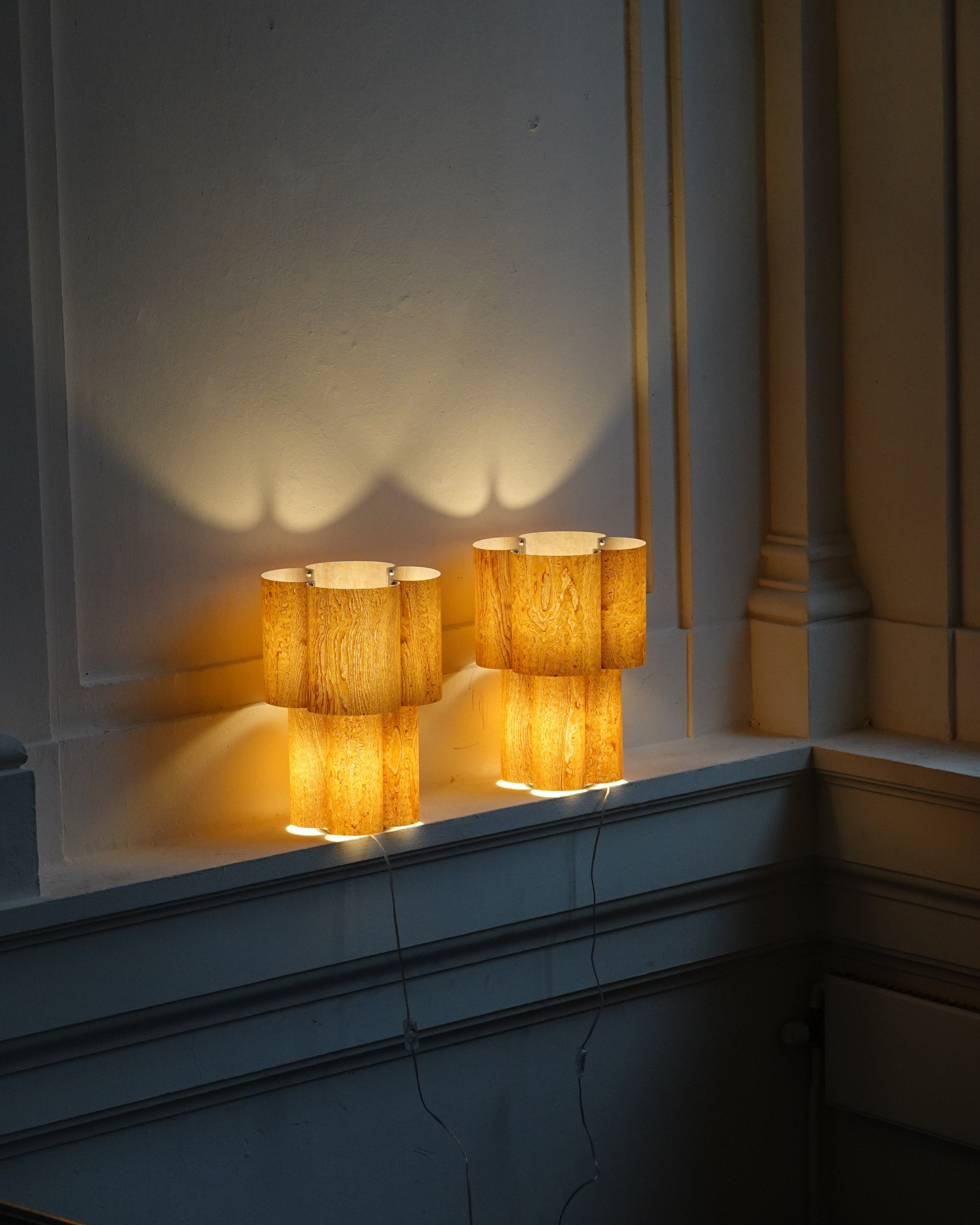 Soom Ash Table Lamp by Hun Lee | The Oblist — handcrafted wood design