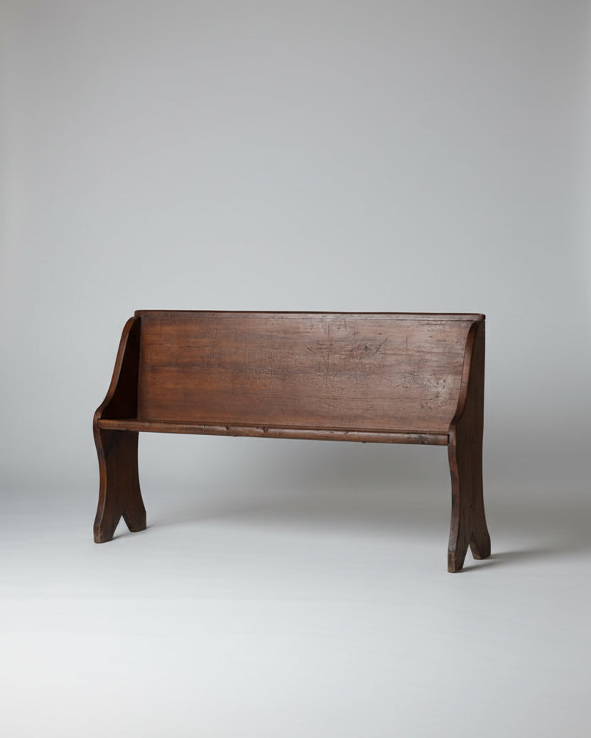 Farmhouse Bench — side angle