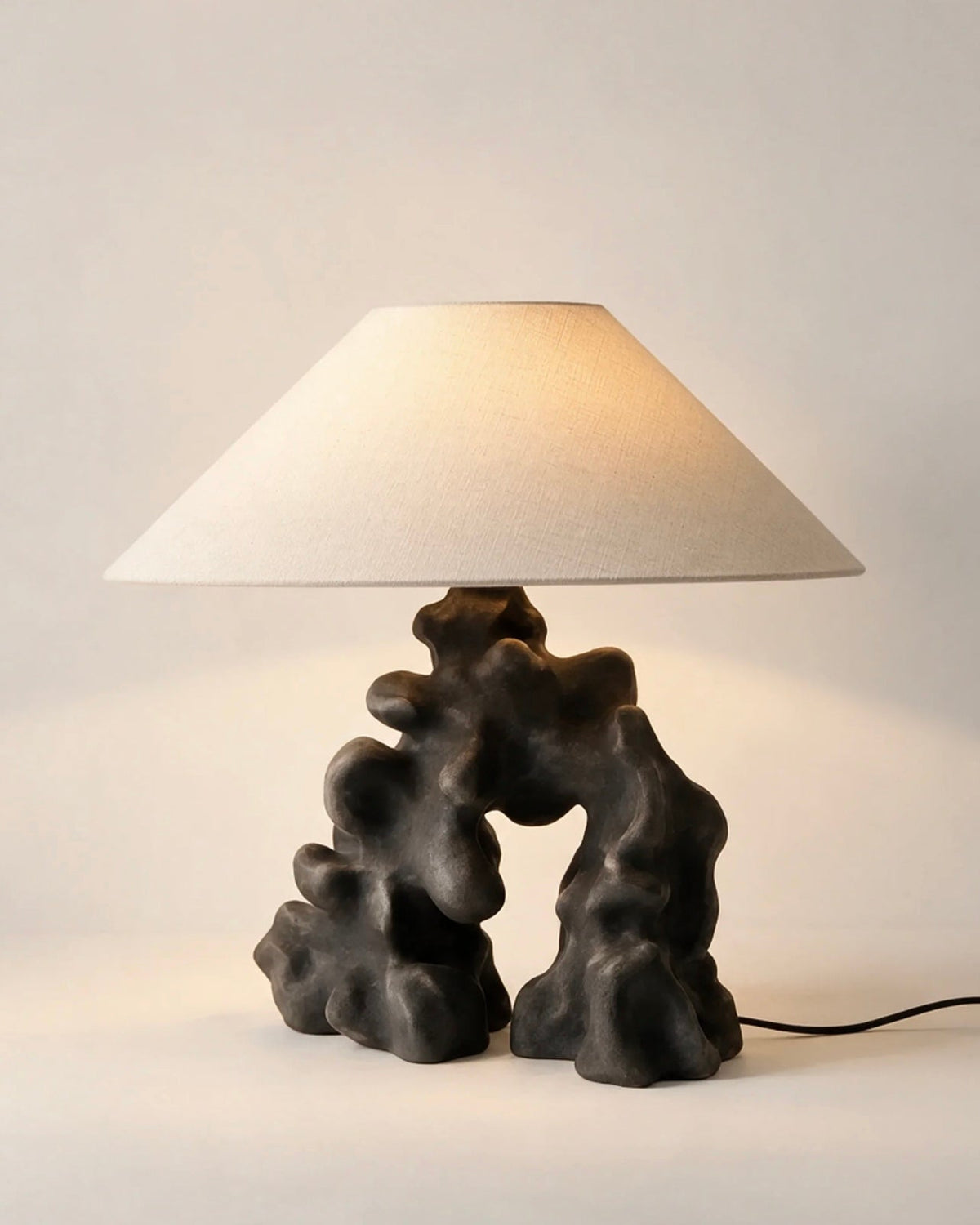 Contemporary Ceramic Table Lamp by Anja Rohner | The Oblist